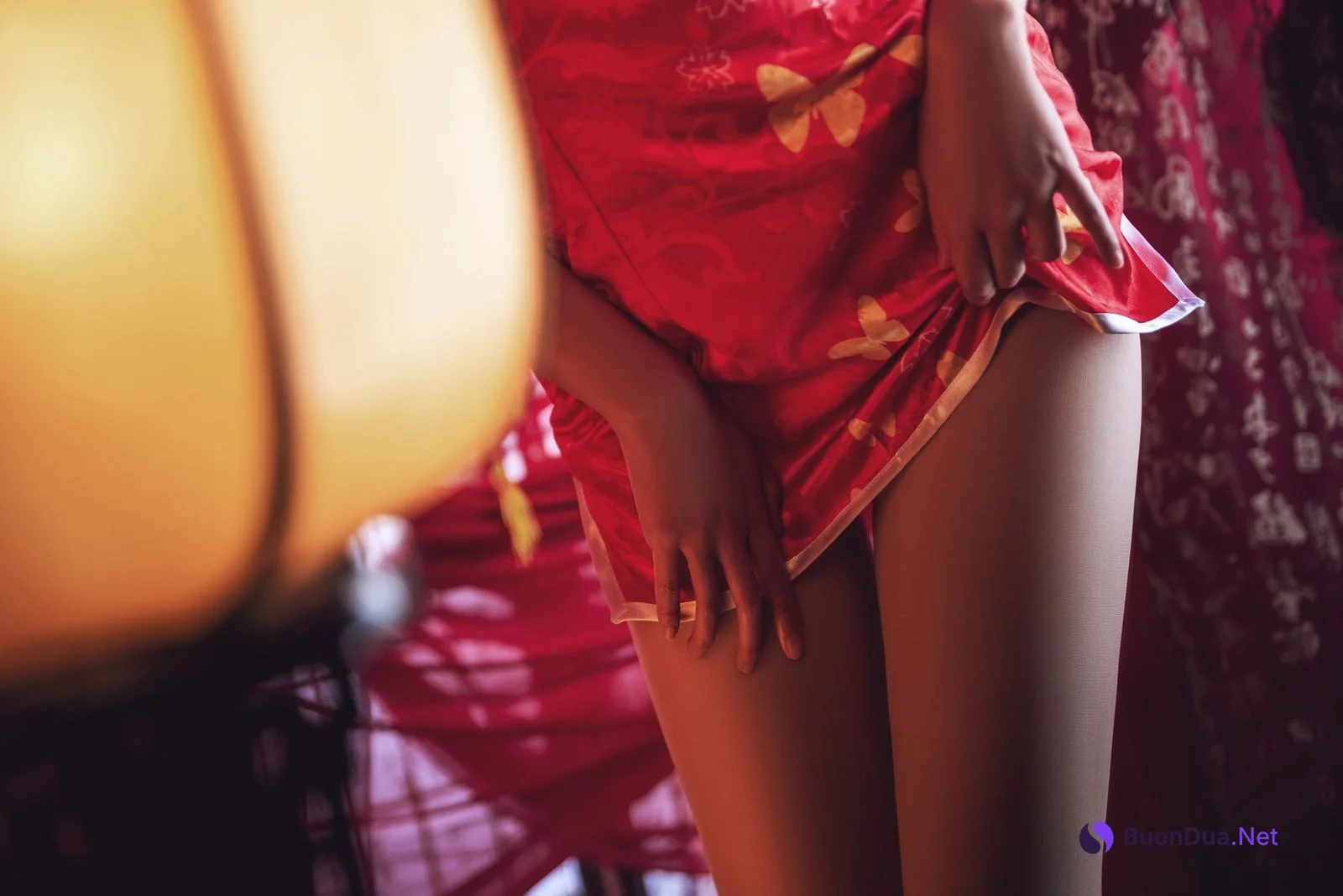 Cosplay 面饼仙儿 雷姆旗袍 - Photo 4