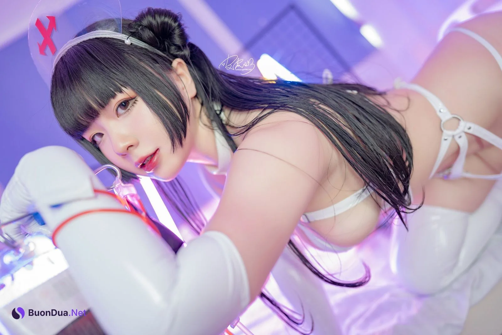 Cosplay 皮皮奶可可爱了啦 透明护士 - Photo 13