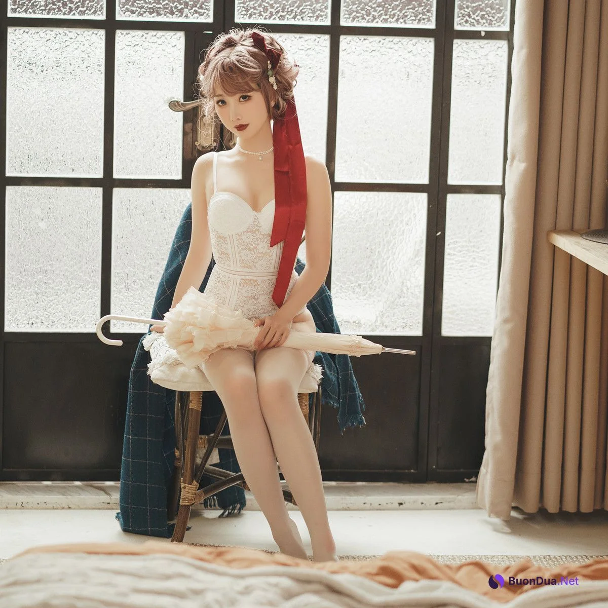 Cosplay 面饼仙儿 法式内衣 - Photo 19