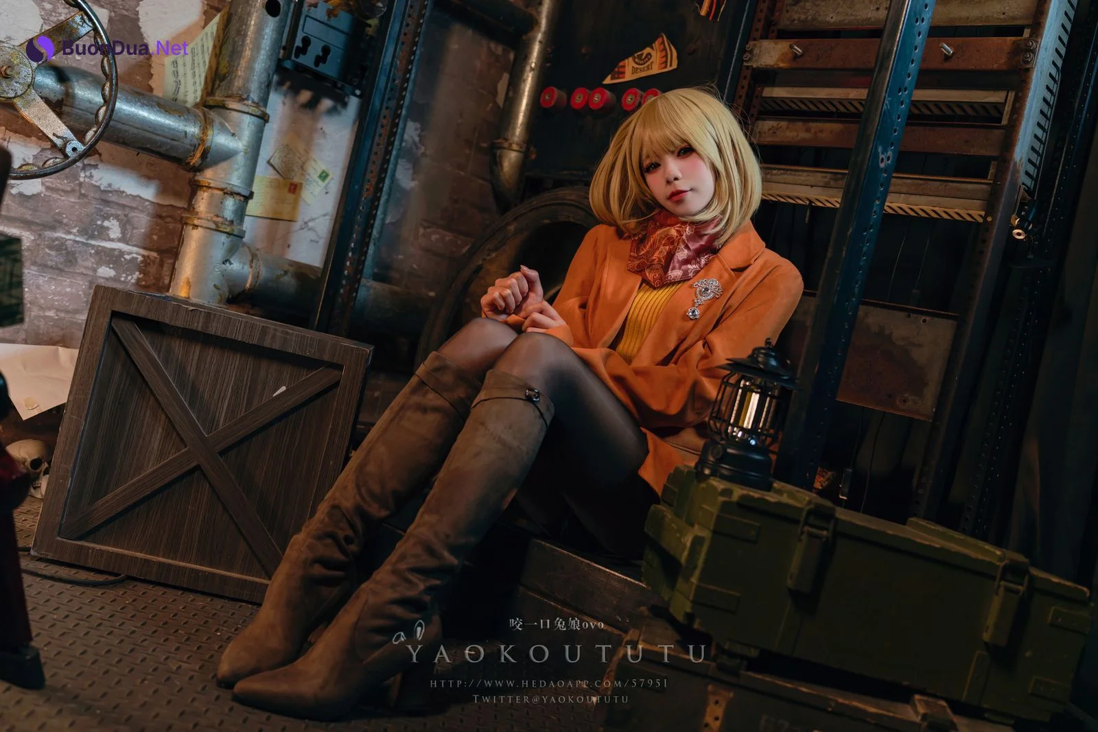 Cosplay 黏黏团子兔 生化危机4重置版 阿什莉 - Photo 15