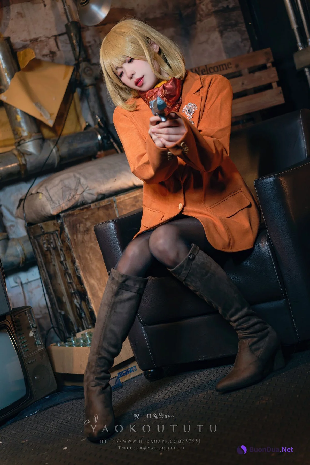 Cosplay 黏黏团子兔 生化危机4重置版 阿什莉 - Photo 4