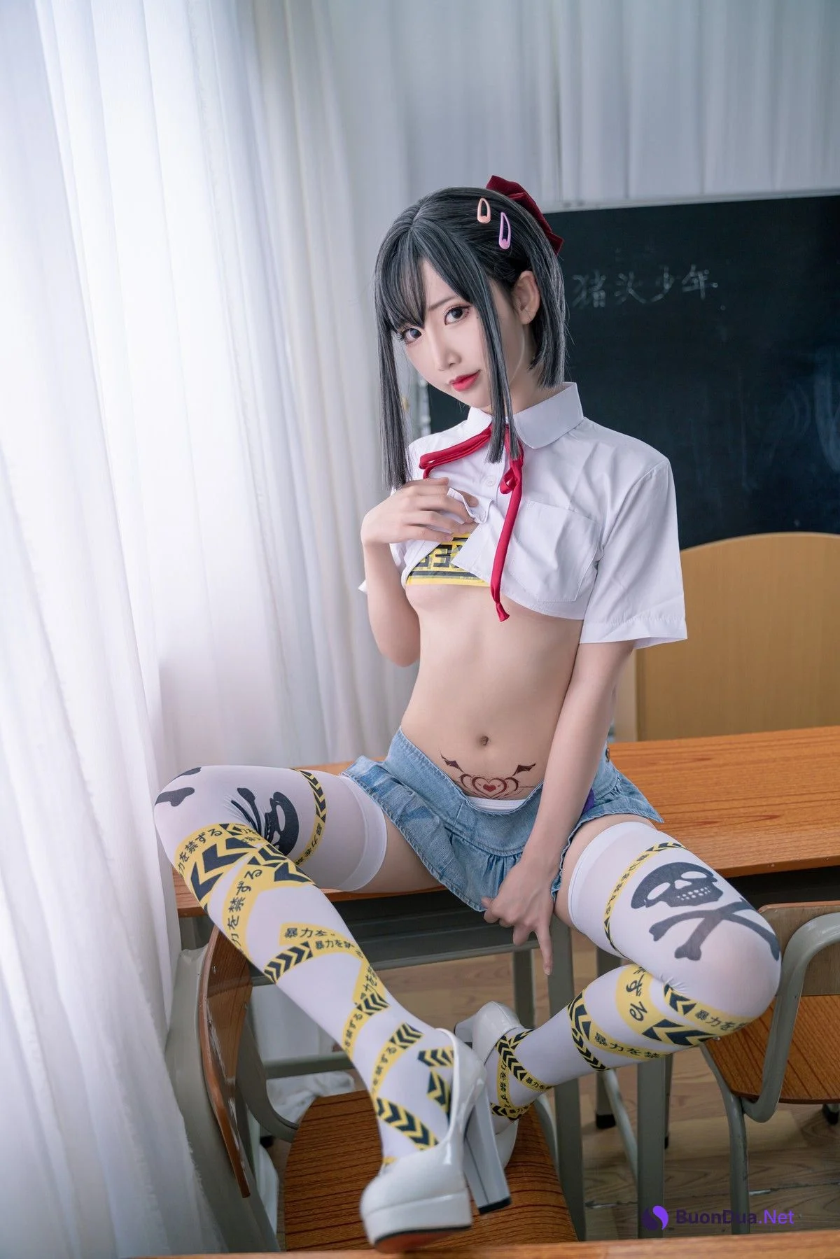 Cosplay 面饼仙儿 短校服胶带 - Photo 14