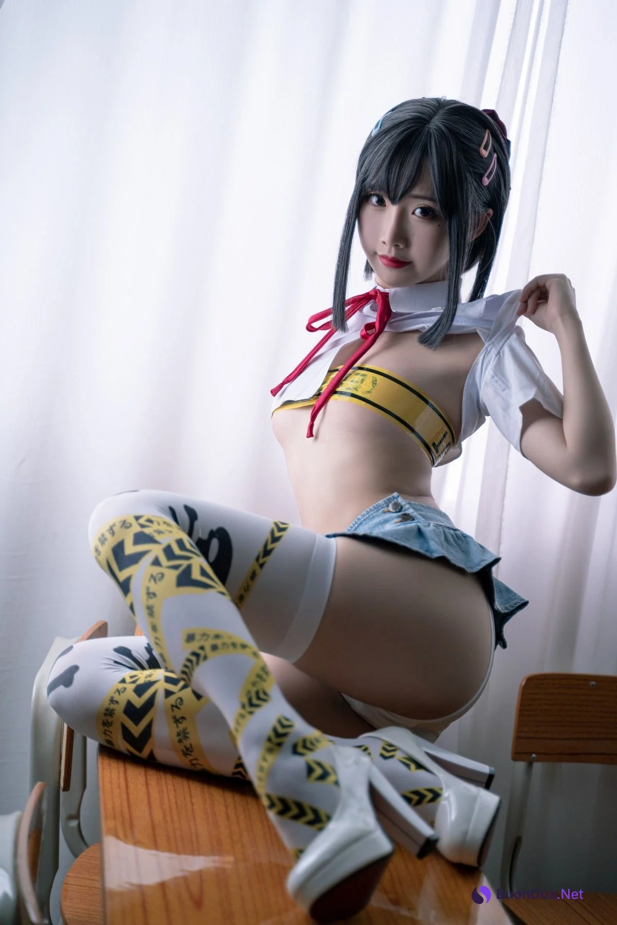 Cosplay 面饼仙儿 短校服胶带 - Photo 20