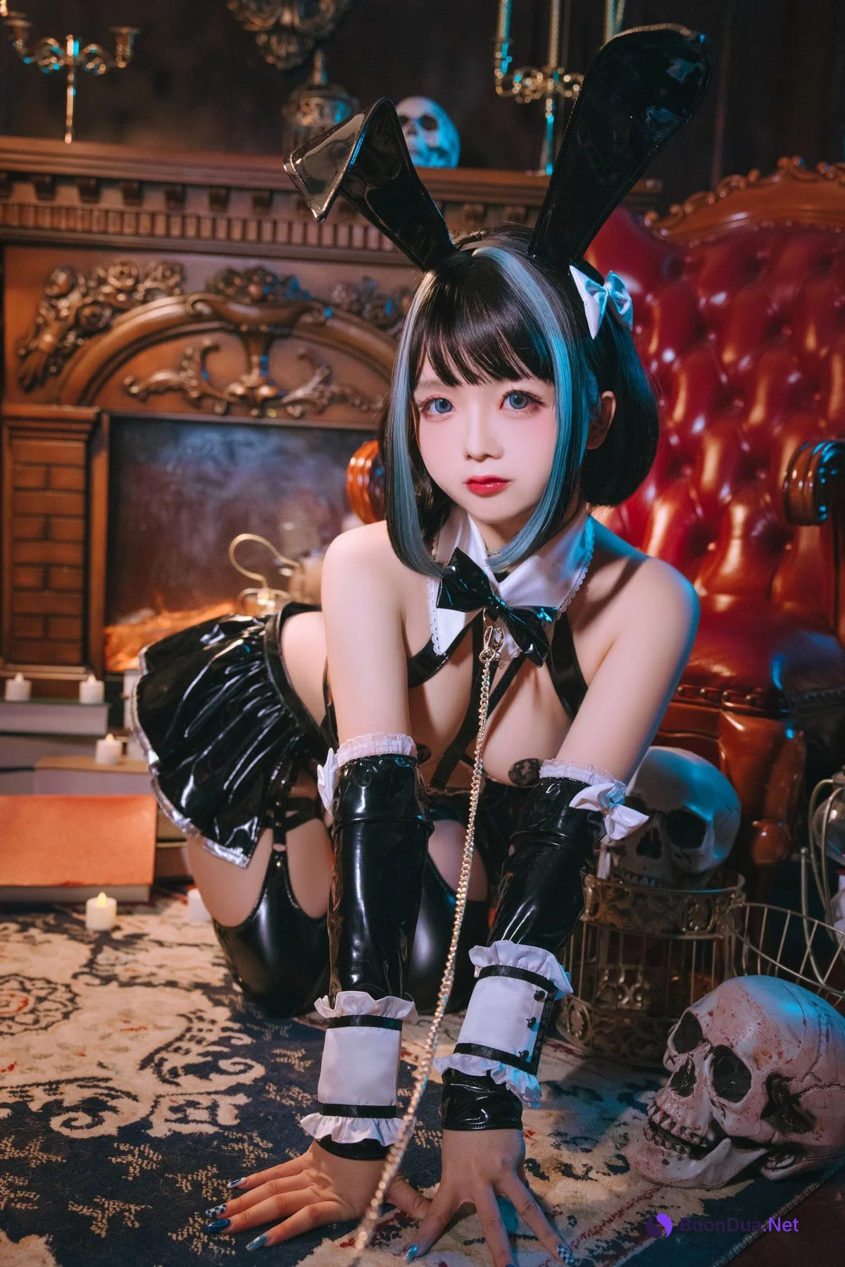Cosplay 日奈娇 万圣恶魔皮衣 - Photo 5