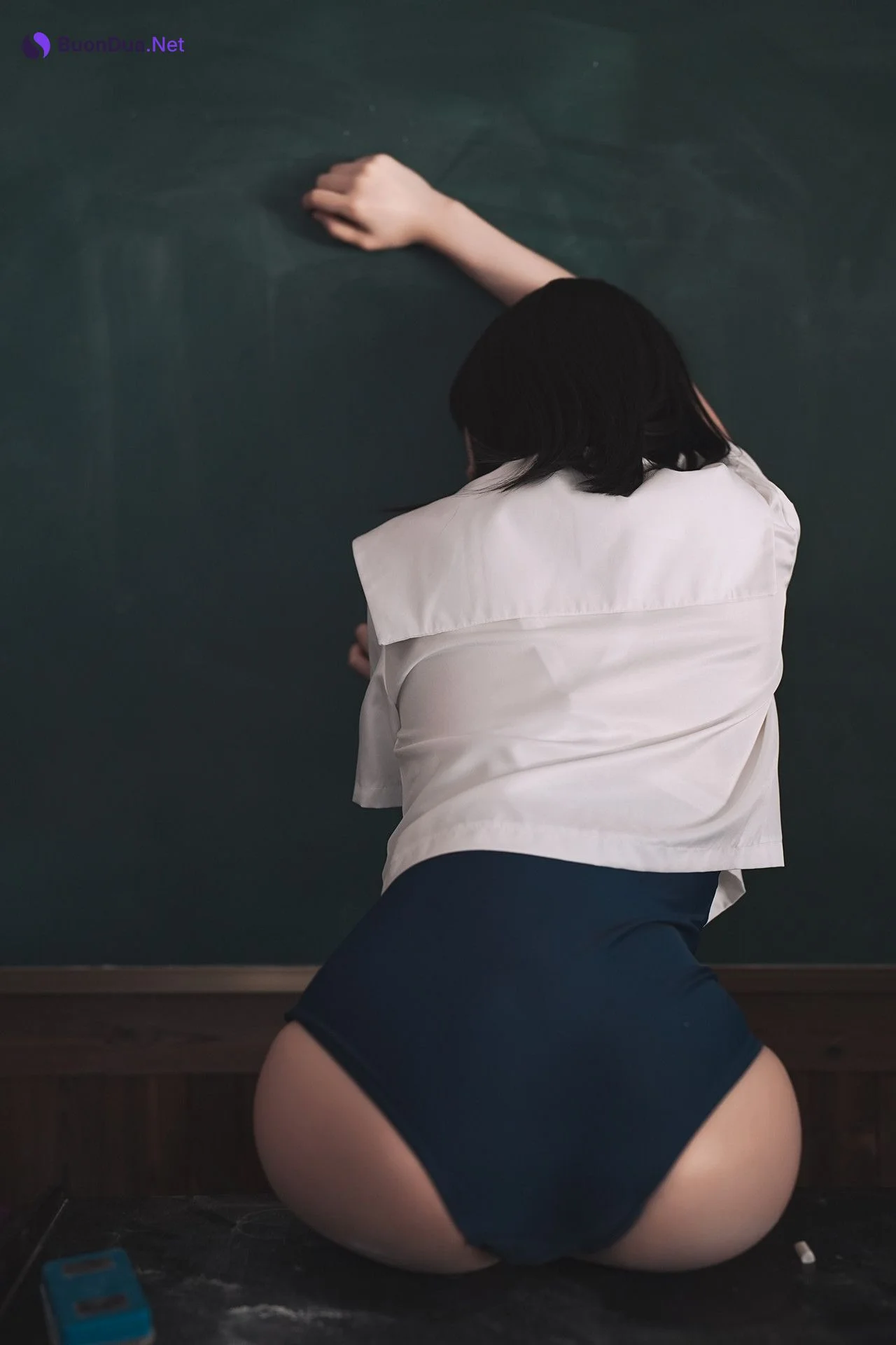 Cosplay 桜桃喵 – 教室死库水 - Photo 10