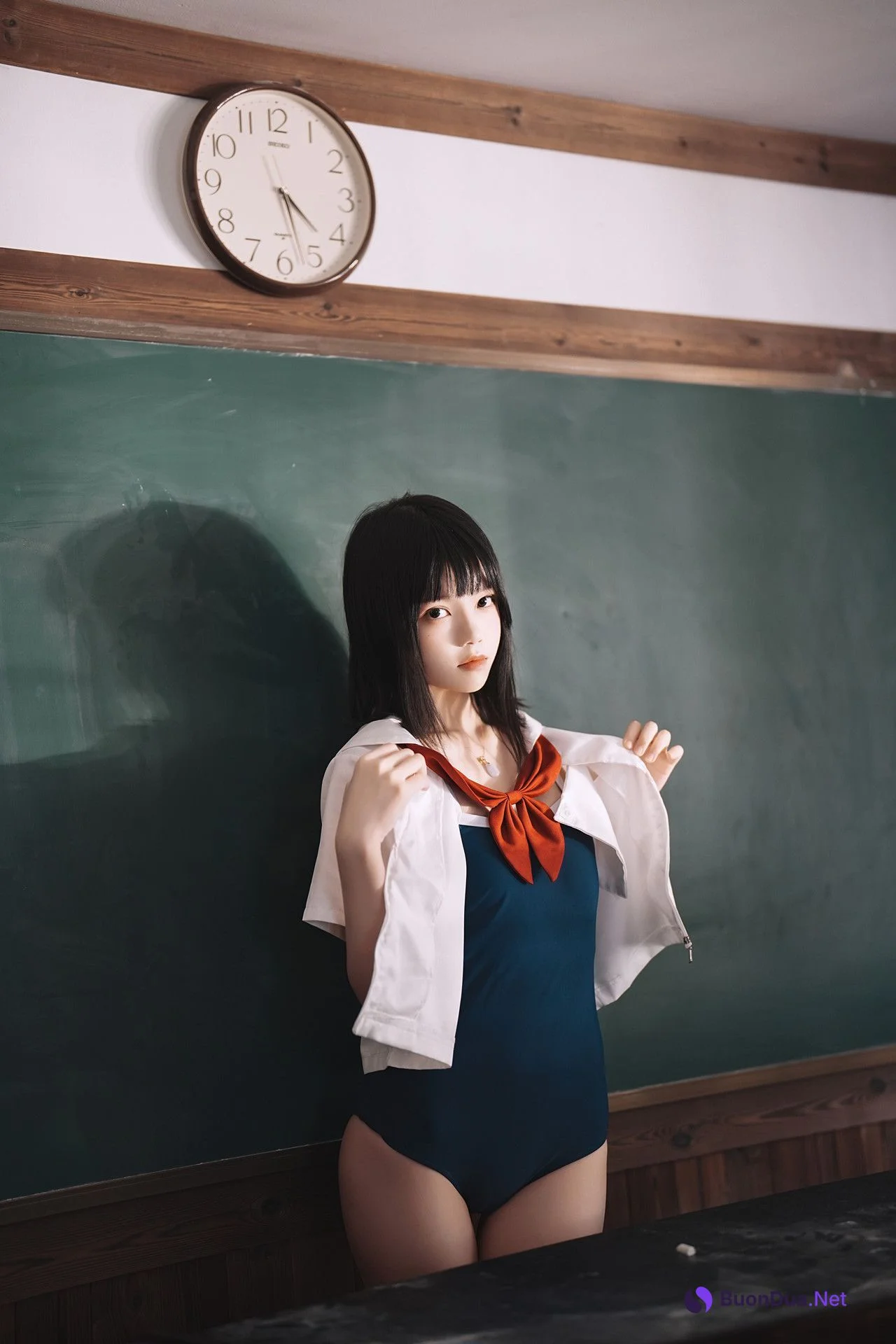 Cosplay 桜桃喵 – 教室死库水 - Photo 16