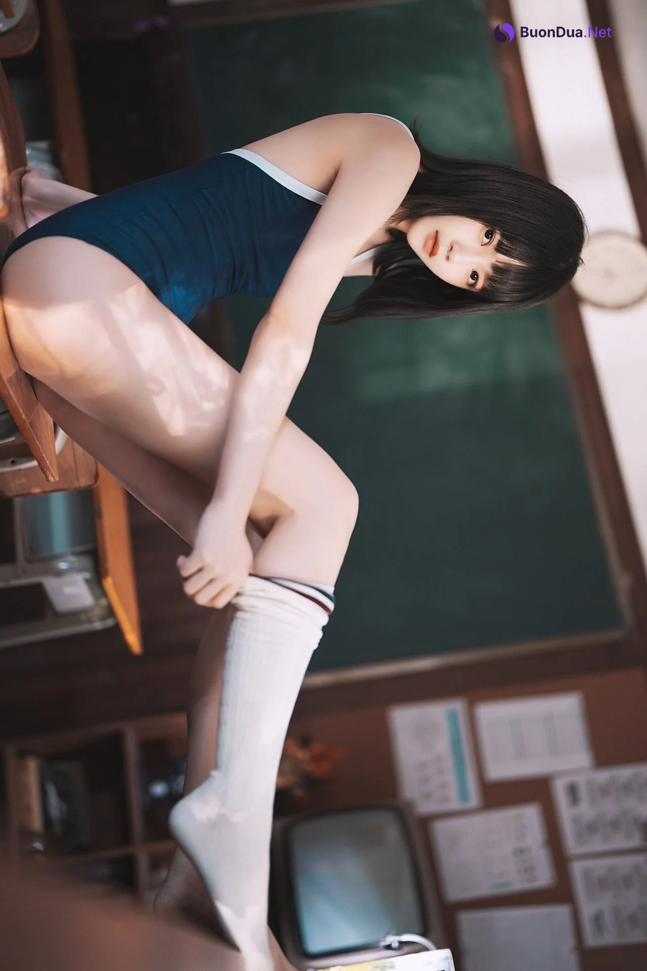 Cosplay 桜桃喵 – 教室死库水 - Photo 18