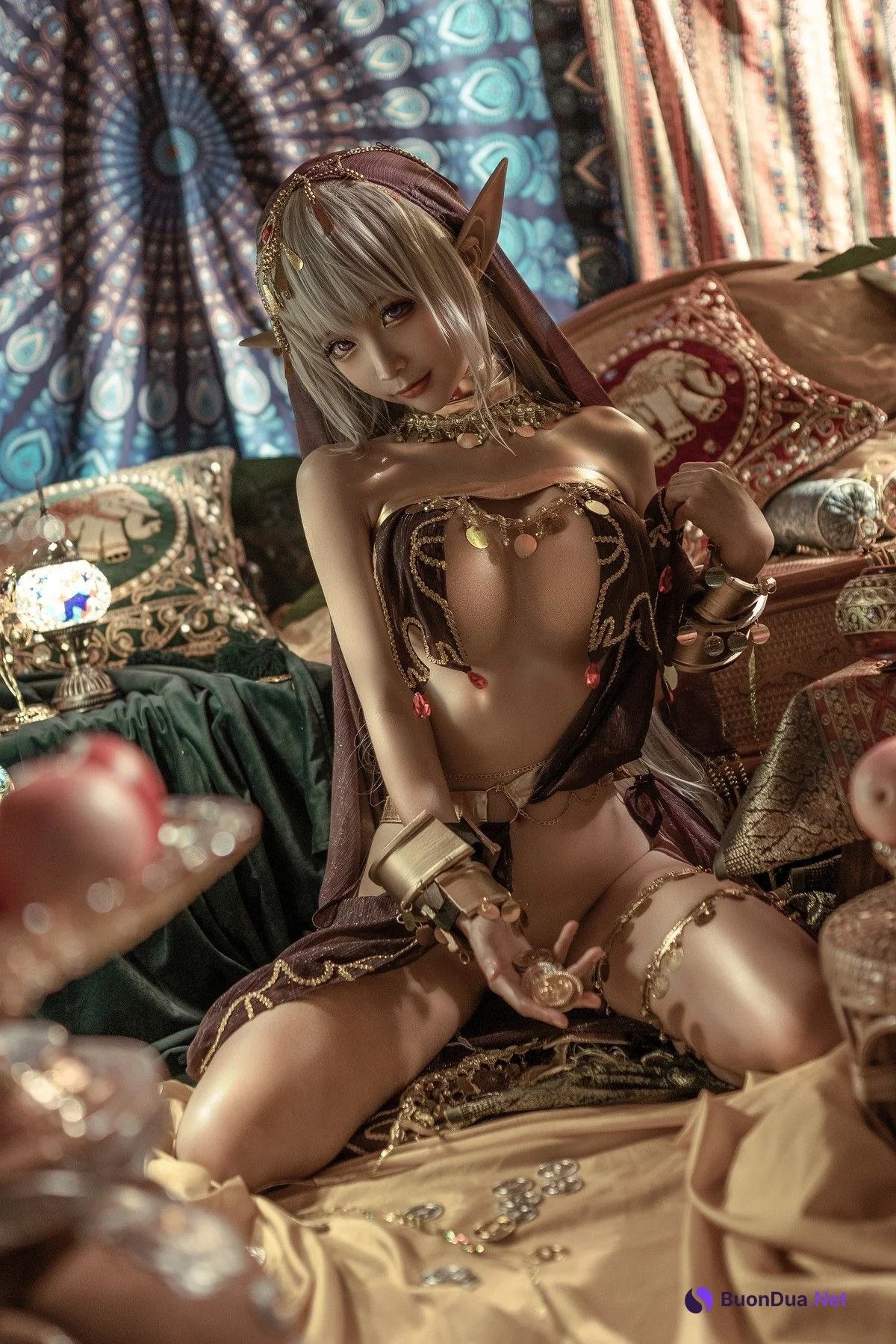 蠢沫沫 Cosplay 黑兽 黒獣 [クロイヌ] ～気高き聖女は白濁に染まる～ - Photo 5