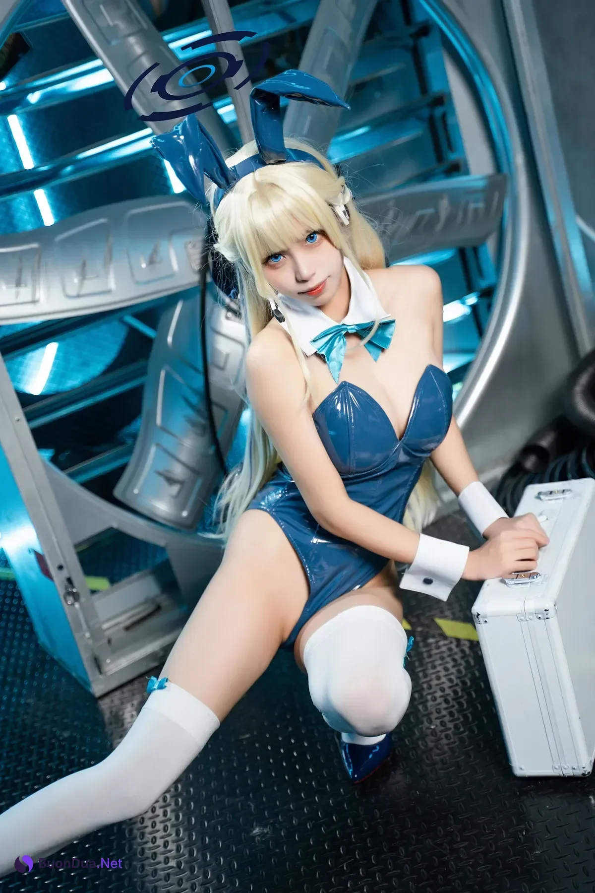 Cosplay 三無人型 – 蔚蓝档案 飞鸟马时兔女郎 - Photo 11