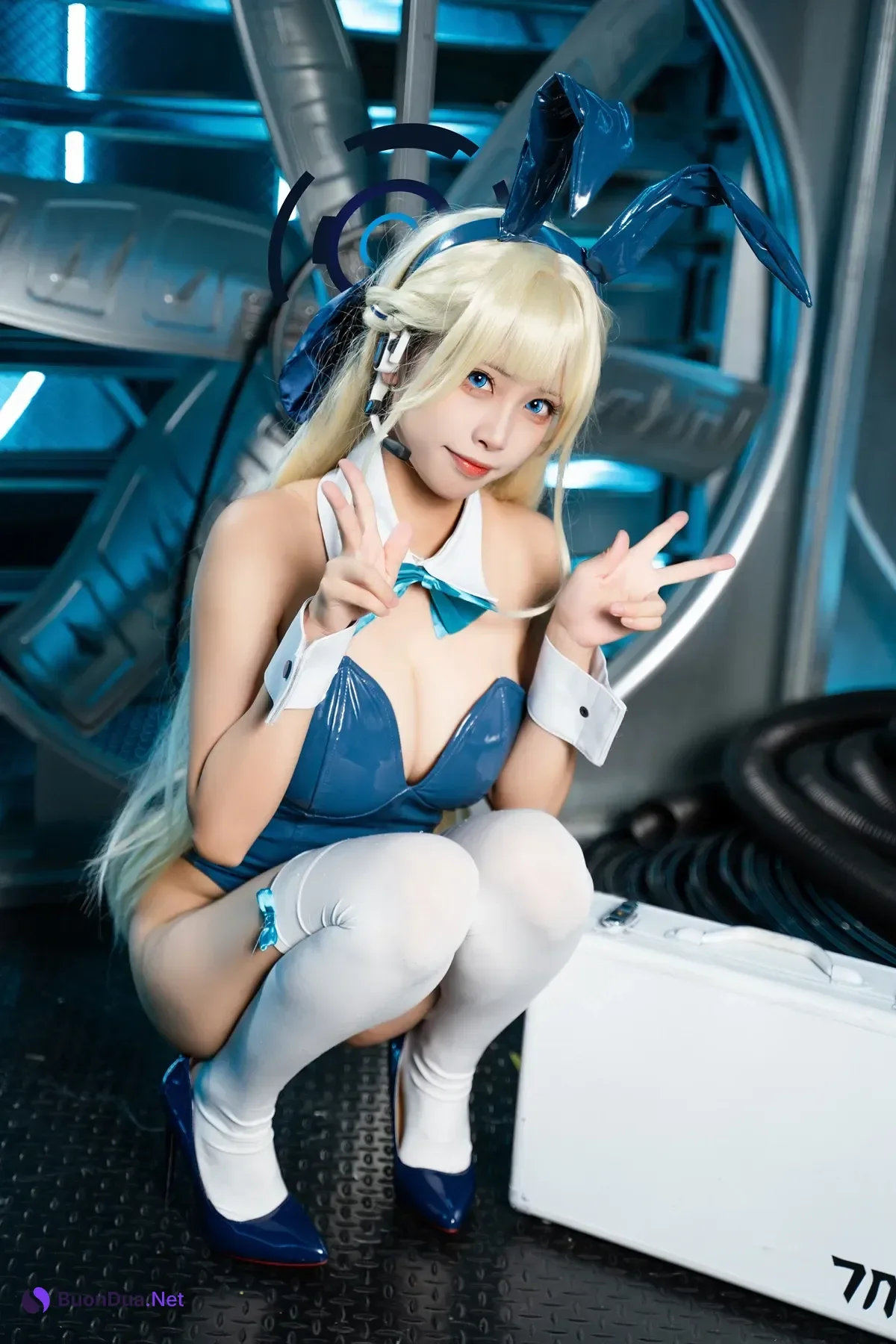 Cosplay 三無人型 – 蔚蓝档案 飞鸟马时兔女郎 - Photo 19