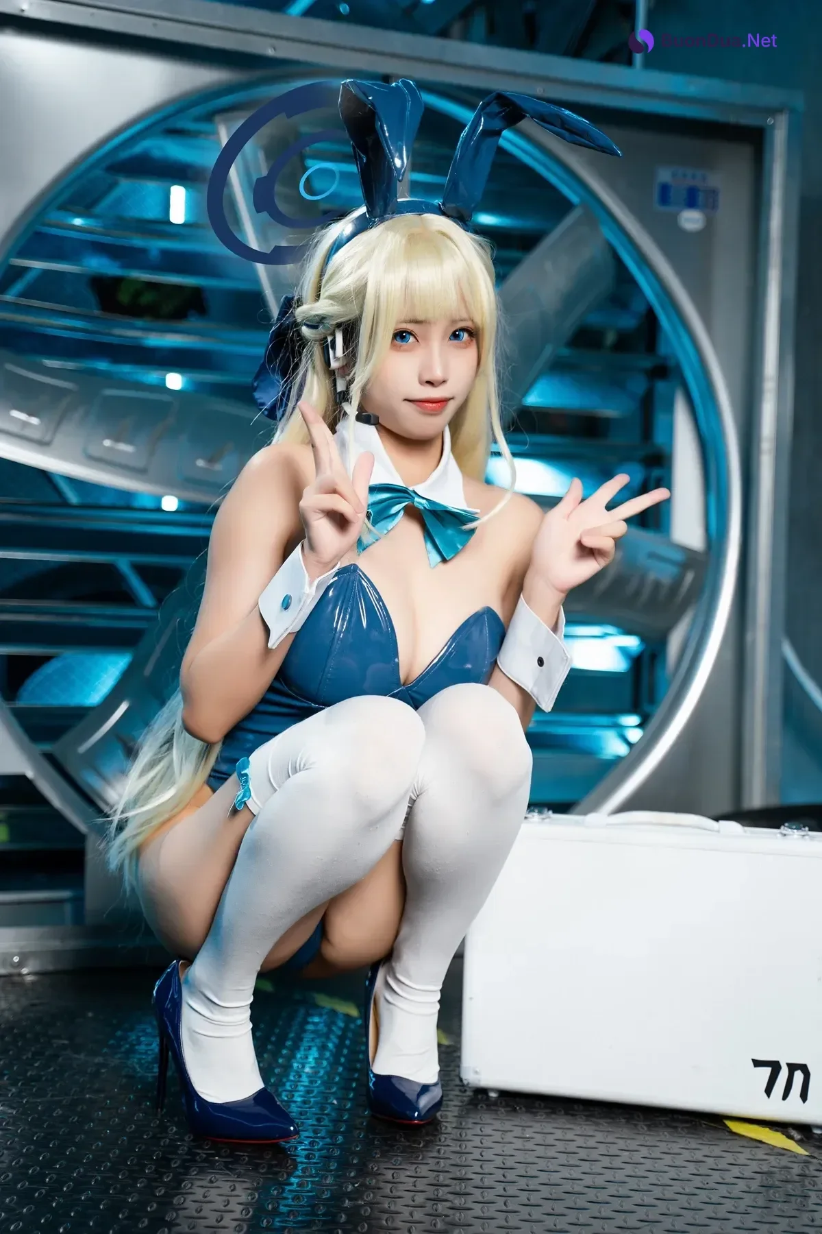 Cosplay 三無人型 – 蔚蓝档案 飞鸟马时兔女郎 - Photo 20