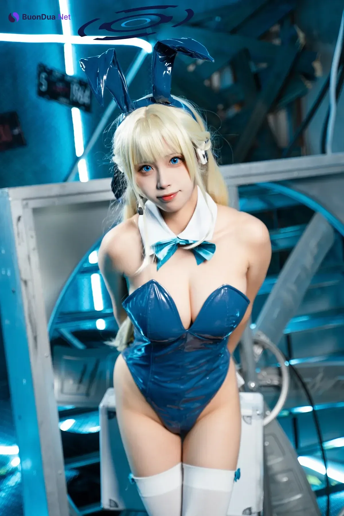 Cosplay 三無人型 – 蔚蓝档案 飞鸟马时兔女郎 - Photo 4