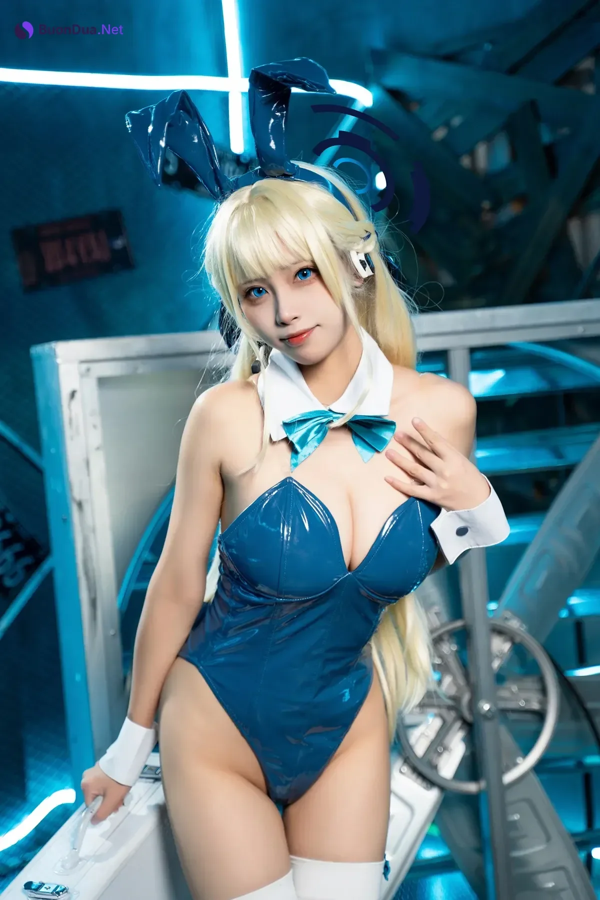 Cosplay 三無人型 – 蔚蓝档案 飞鸟马时兔女郎 - Photo 5