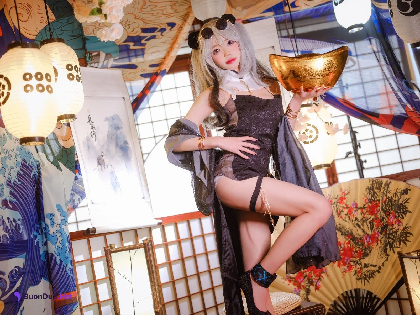 Cosplay 黏黏团子兔 床上护士 - Photo 20