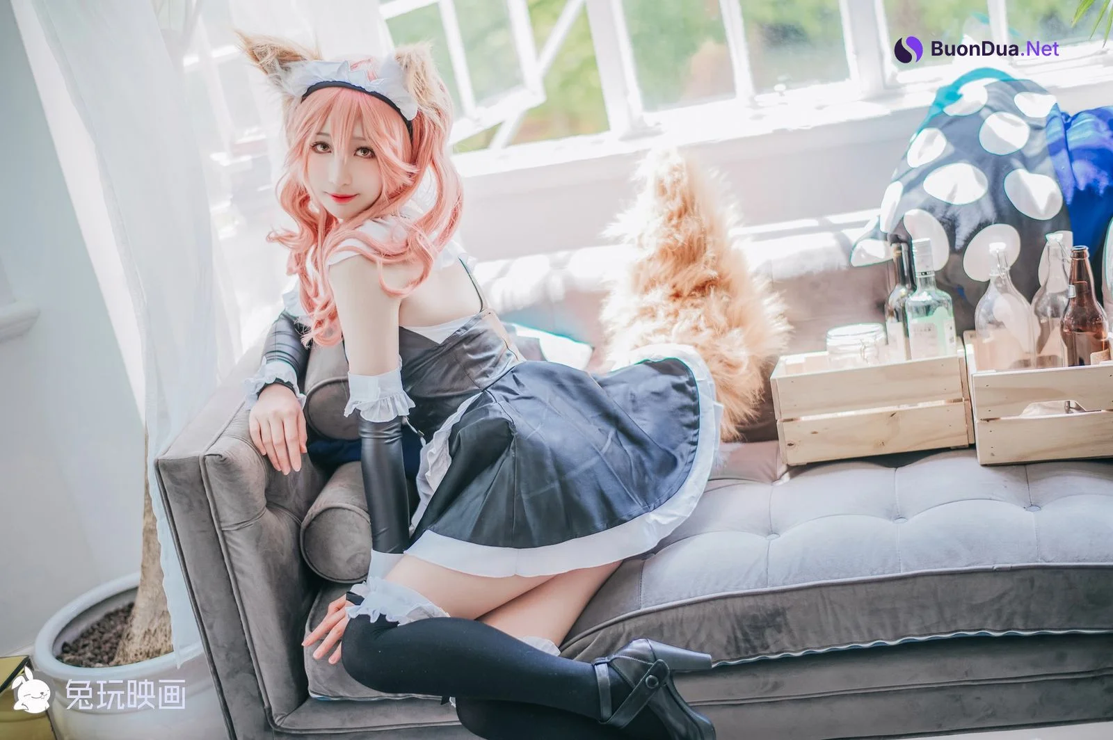 Cosplay 兔玩映画 女仆玉藻前 - Photo 3
