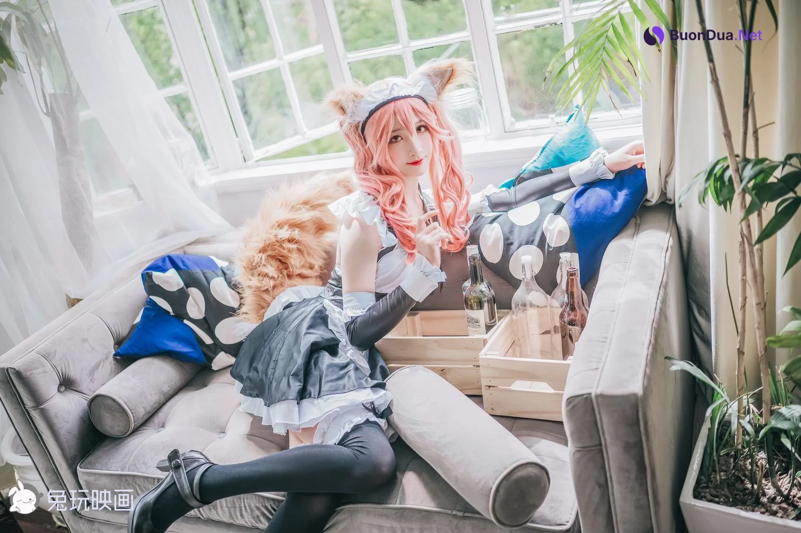 Cosplay 兔玩映画 女仆玉藻前 - Photo 4