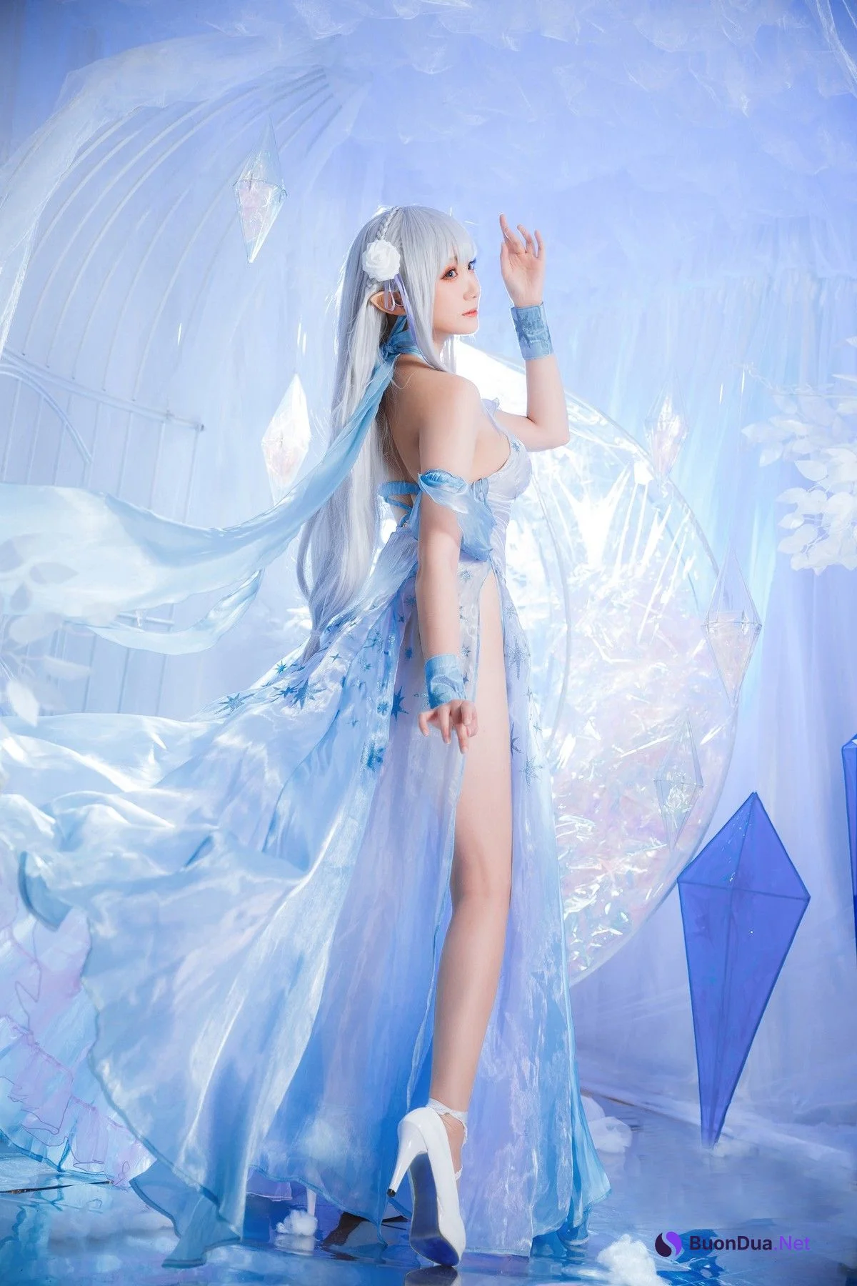 Cosplay 瓜希酱 爱蜜莉雅 水晶礼服 - Photo 20