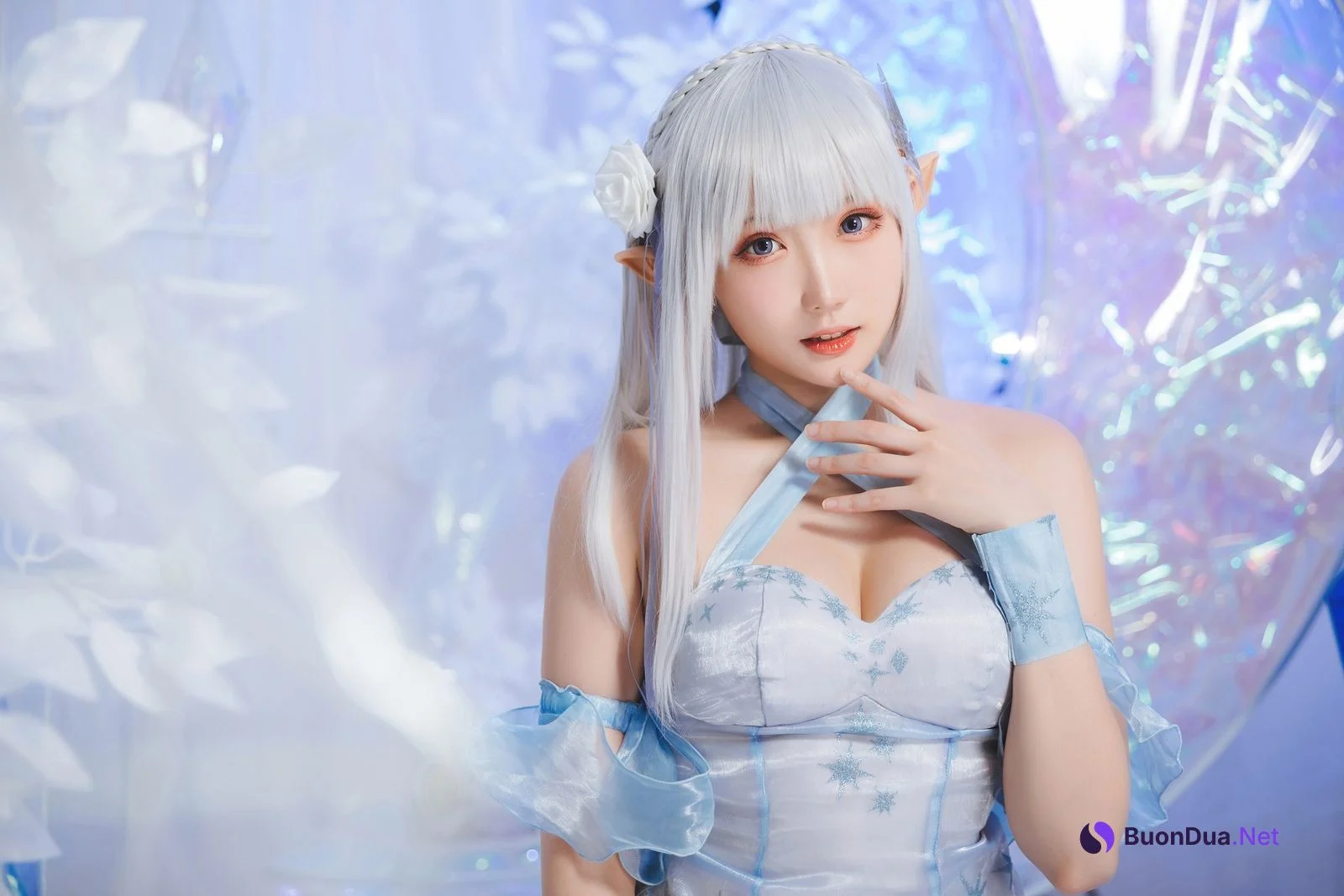 Cosplay 瓜希酱 爱蜜莉雅 水晶礼服 - Photo 7