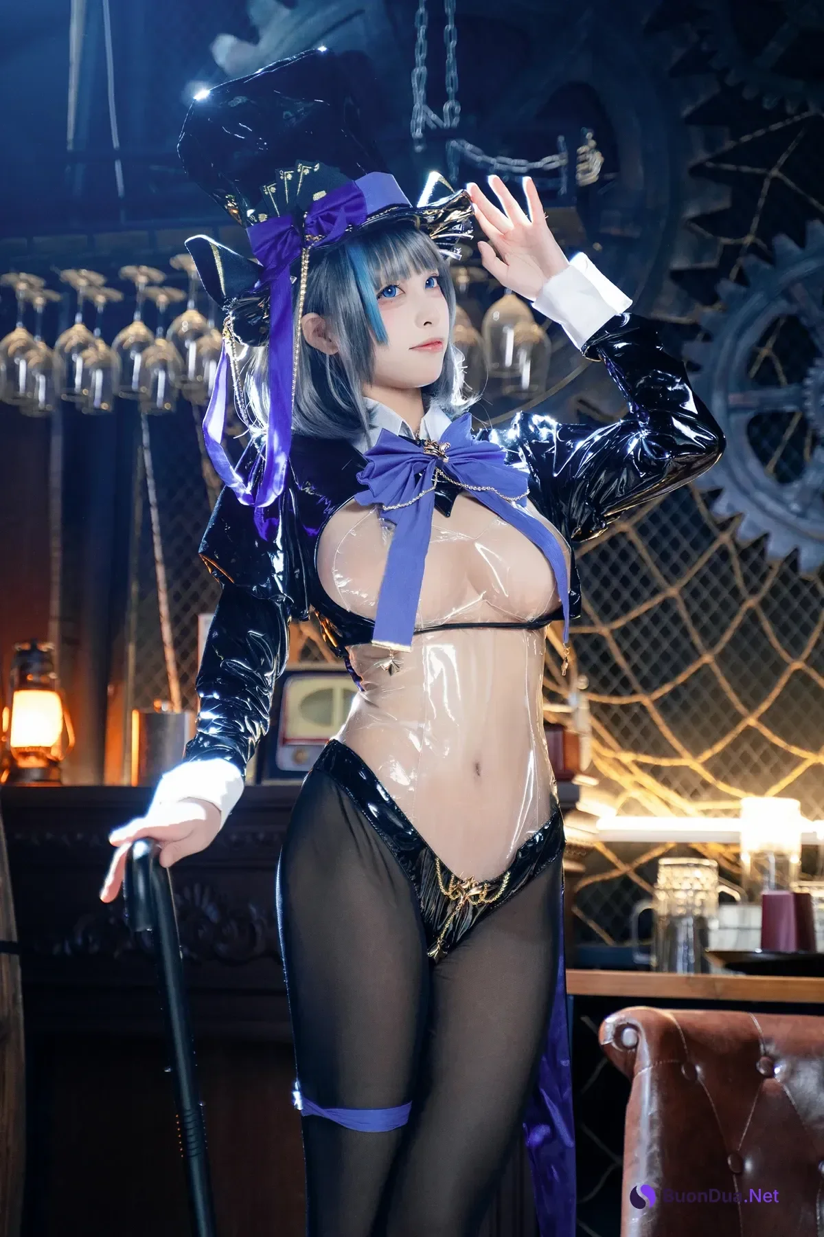 Cosplay 三無人型 – 碧蓝航线 柴郡绚烂夜梦 - Photo 3