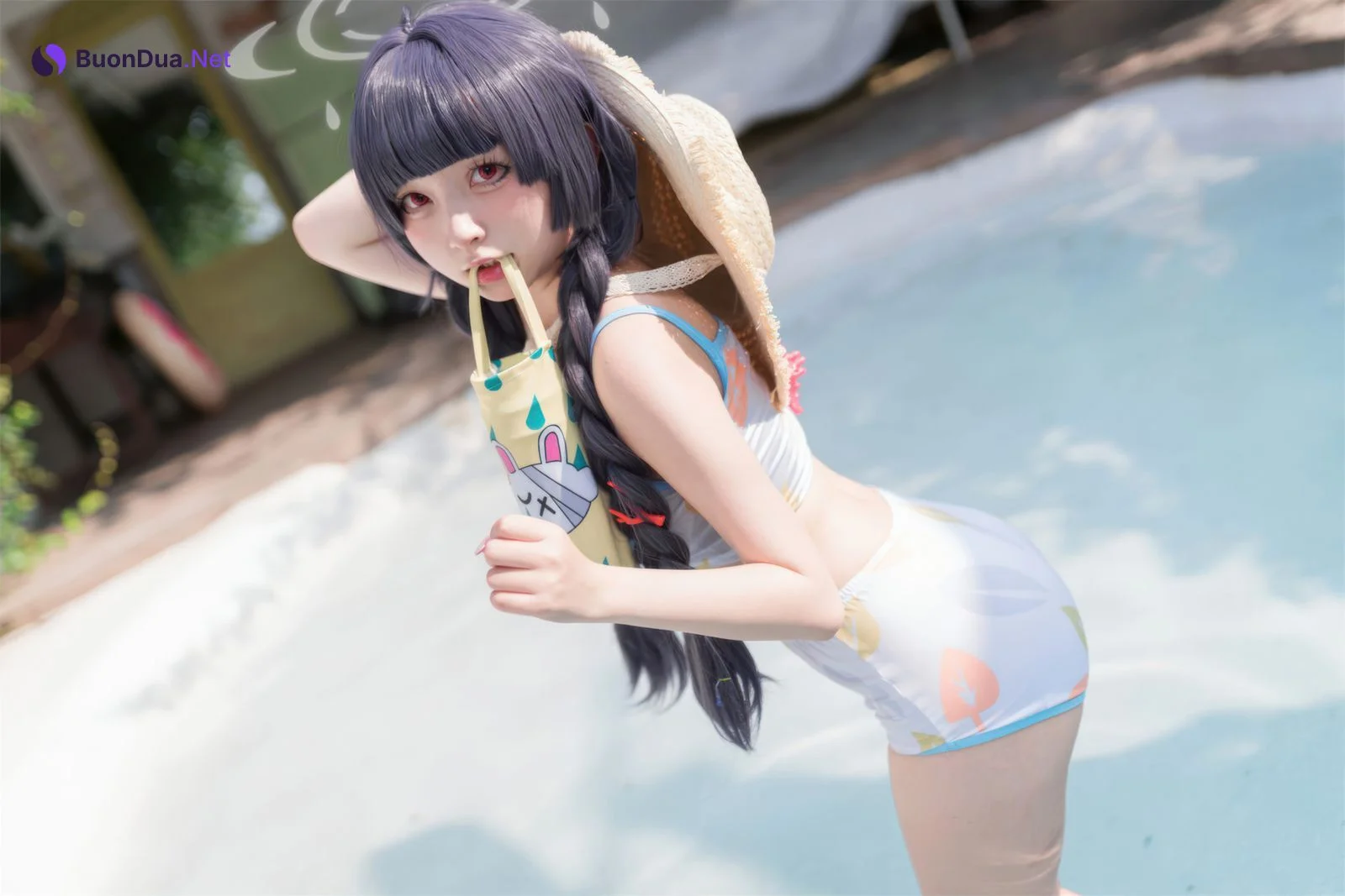 Cosplay 花铃 碧蓝档案 美游泳装 - Photo 14