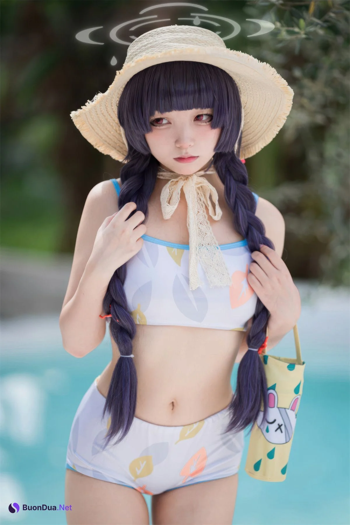 Cosplay 花铃 碧蓝档案 美游泳装 - Photo 16