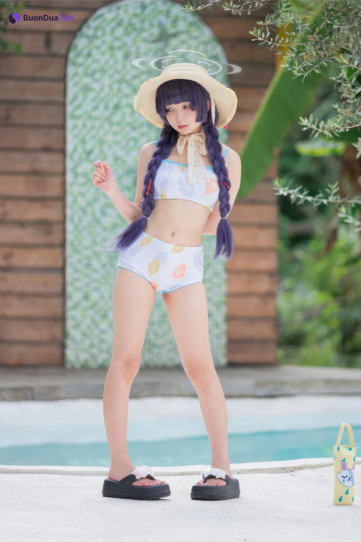 Cosplay 花铃 碧蓝档案 美游泳装 - Photo 18