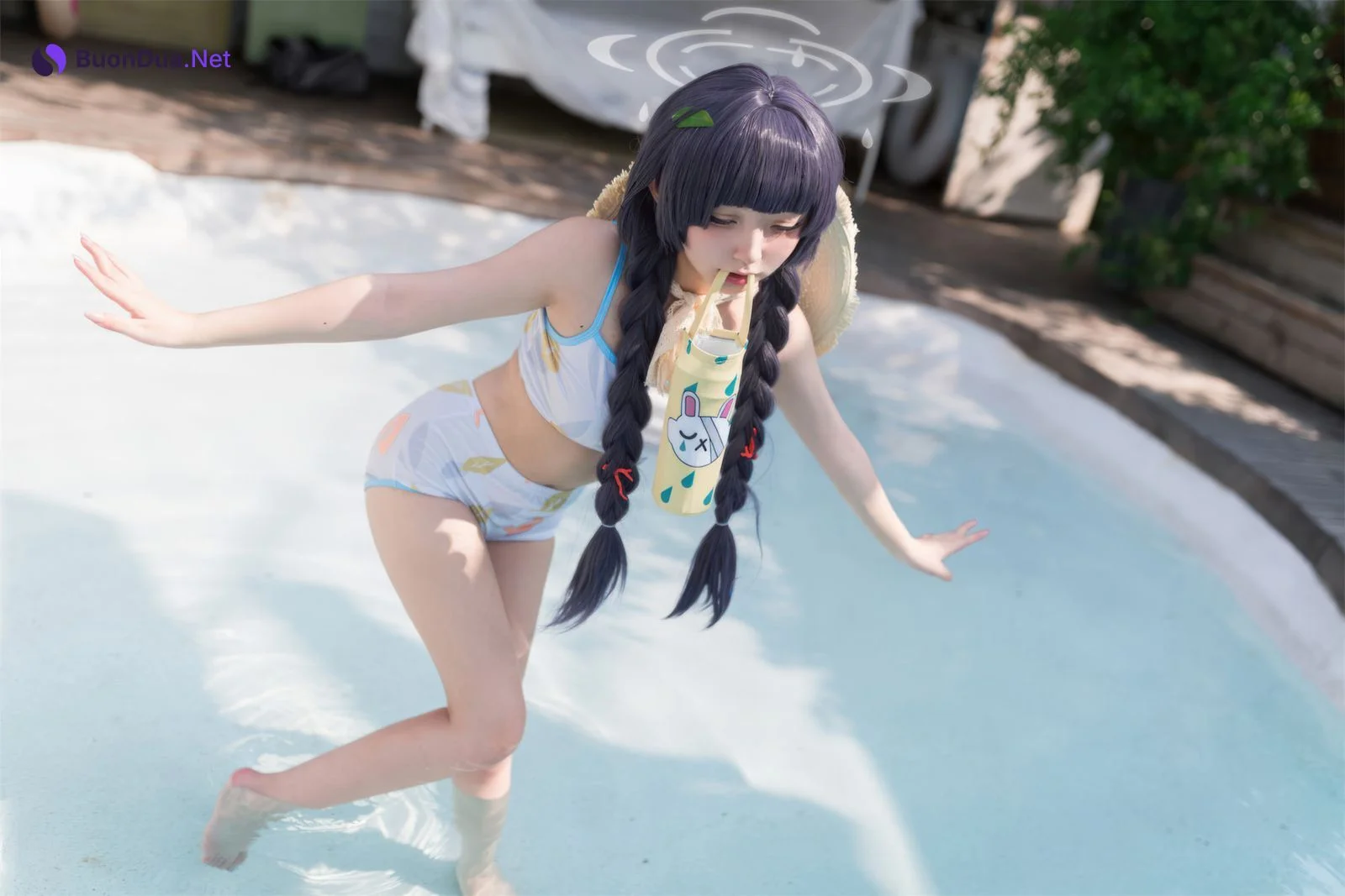 Cosplay 花铃 碧蓝档案 美游泳装 - Photo 4