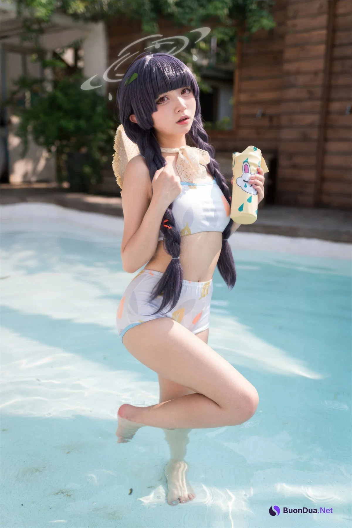 Cosplay 花铃 碧蓝档案 美游泳装 - Photo 5