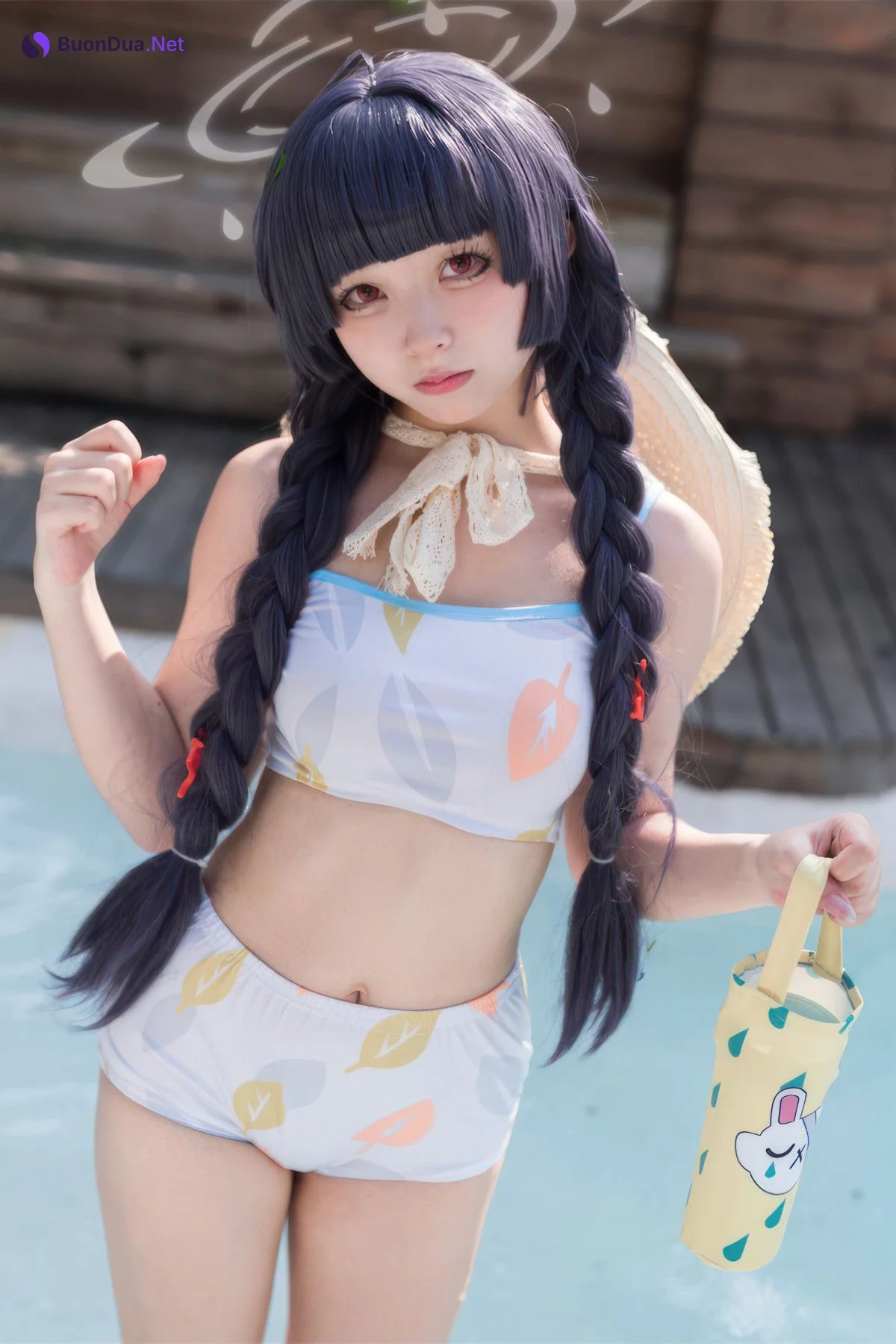 Cosplay 花铃 碧蓝档案 美游泳装 - Photo 7