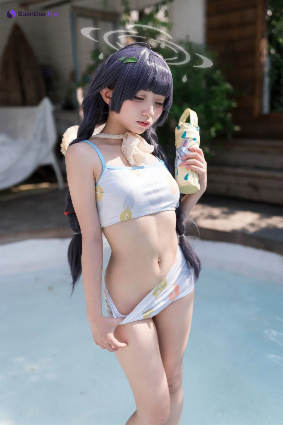 Cosplay 花铃 碧蓝档案 美游泳装 - Photo 8