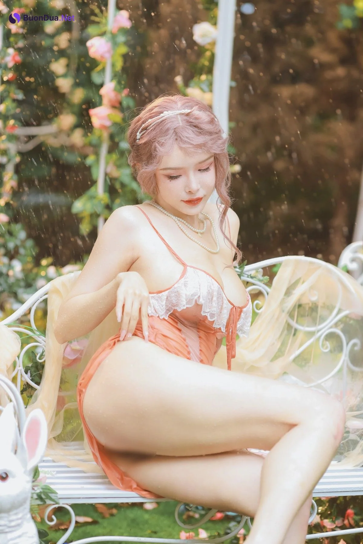 Cosplay 夏小秋秋秋 花园嬉水 - Photo 16