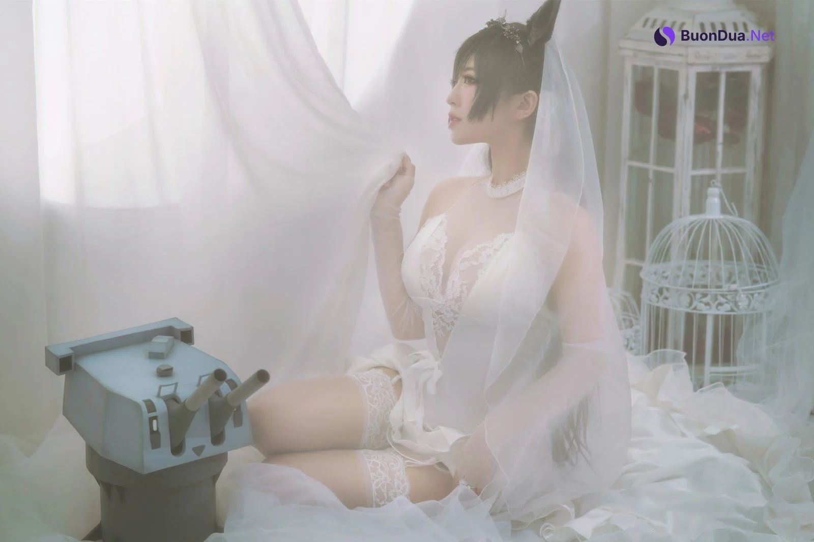 Cosplay 半半子 爱宕花嫁 - Photo 10