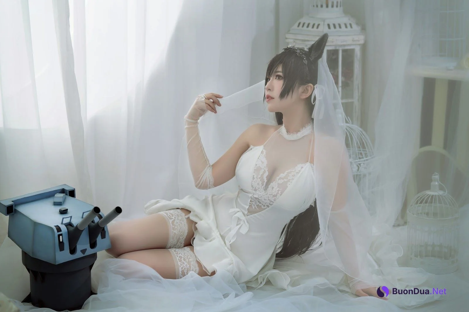 Cosplay 半半子 爱宕花嫁 - Photo 11