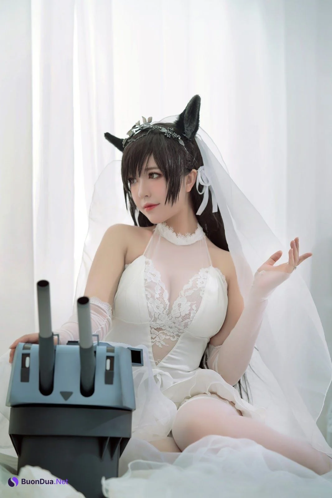 Cosplay 半半子 爱宕花嫁 - Photo 4
