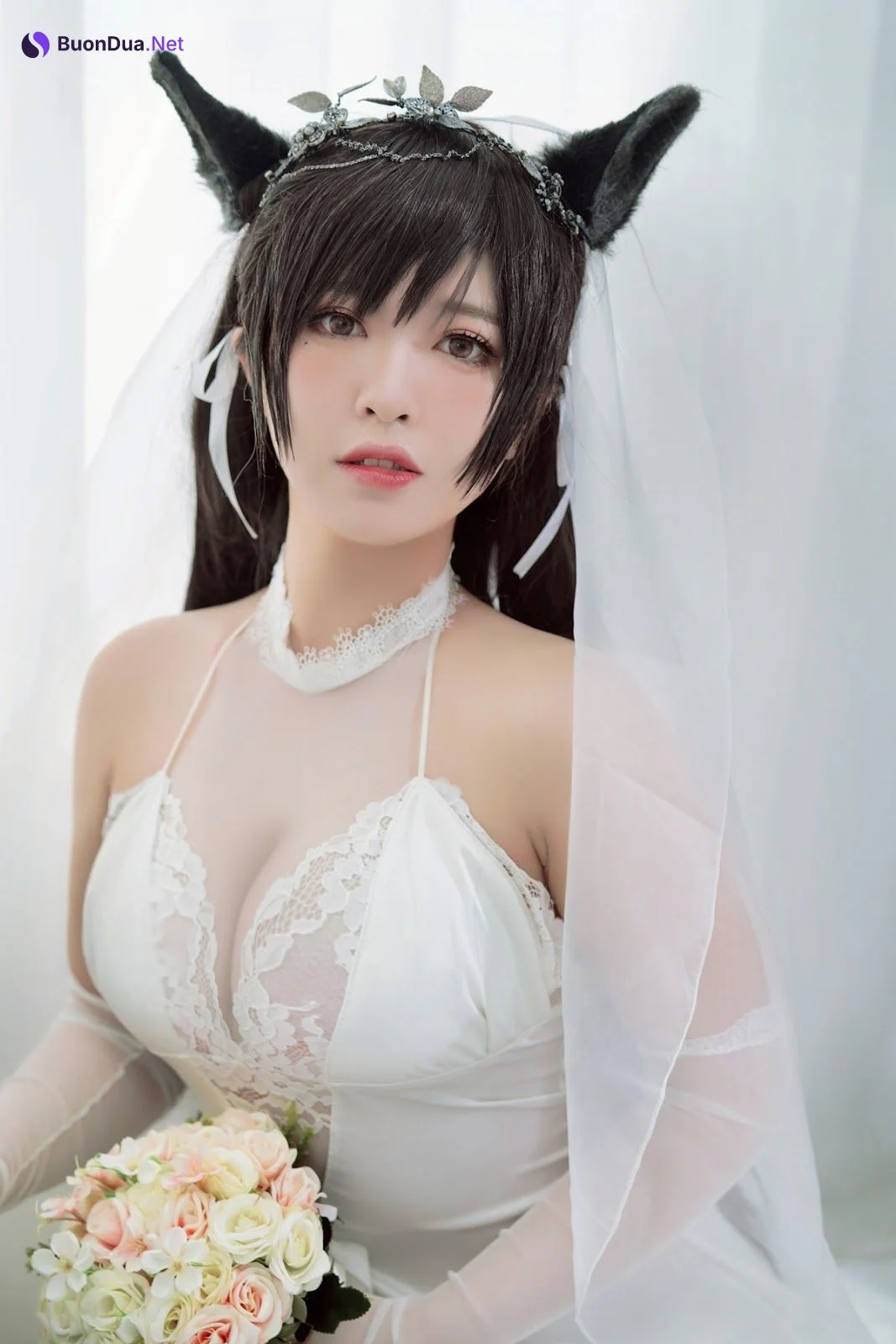 Cosplay 半半子 爱宕花嫁 - Photo 7