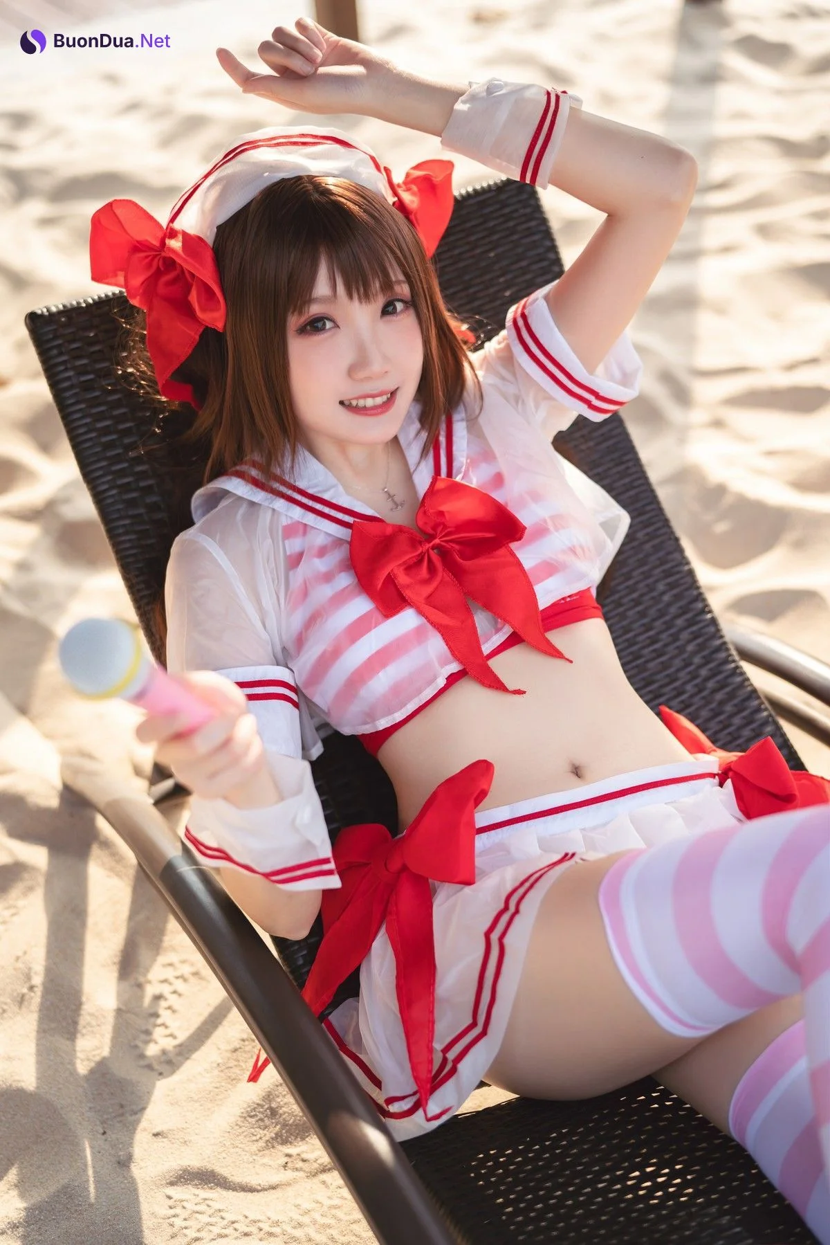 Cosplay 瓜希酱 岛村卯月 泳衣 - Photo 12