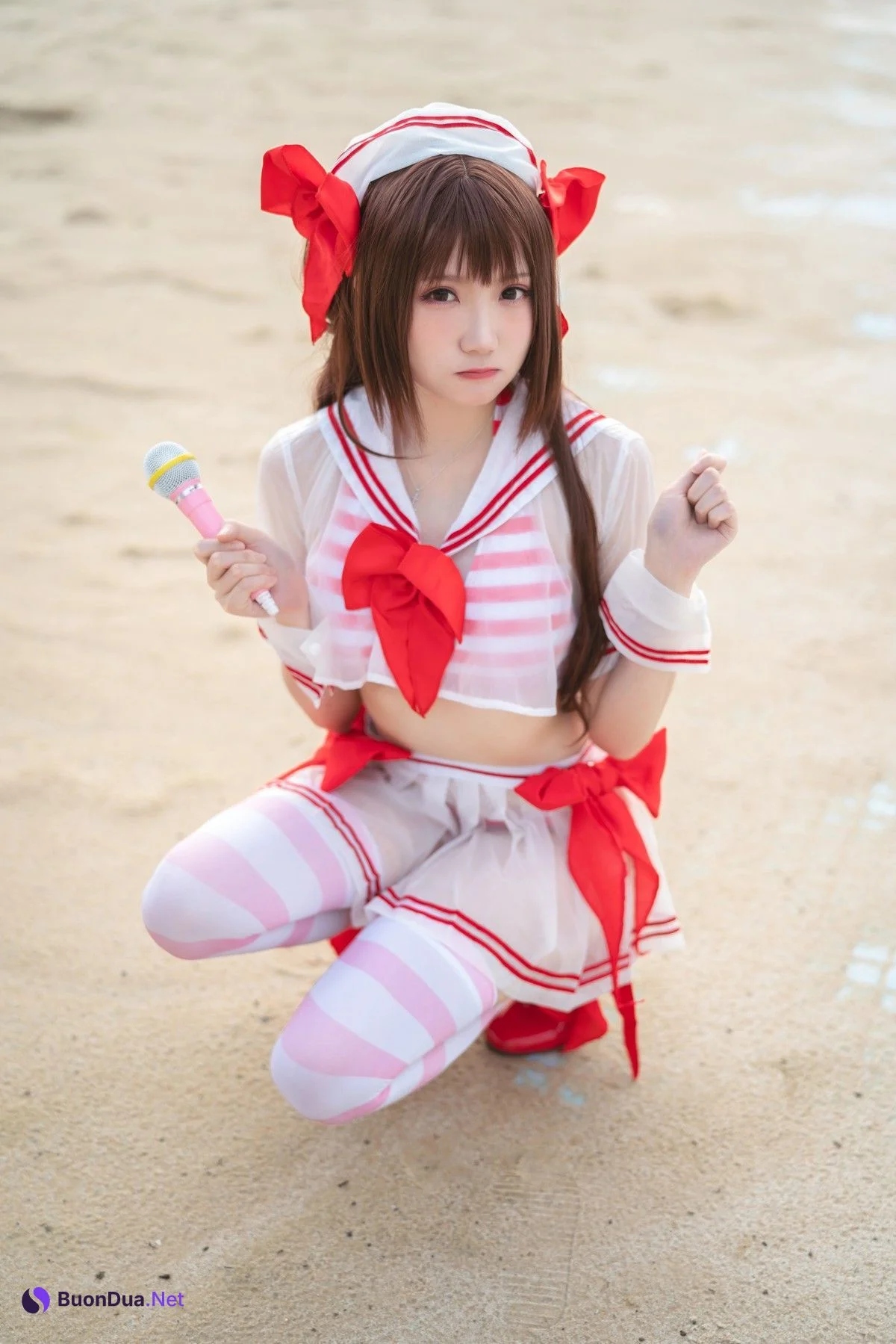 Cosplay 瓜希酱 岛村卯月 泳衣 - Photo 17