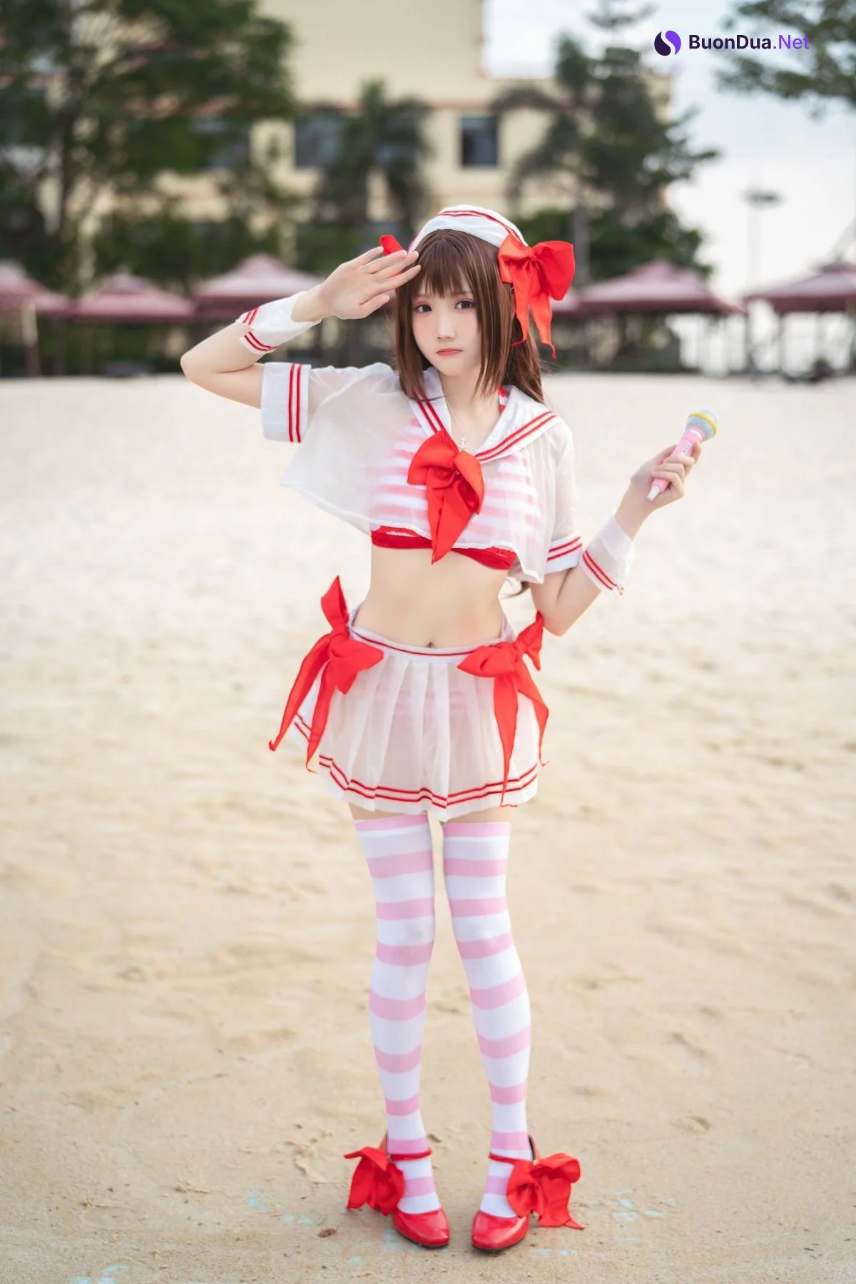 Cosplay 瓜希酱 岛村卯月 泳衣 - Photo 19