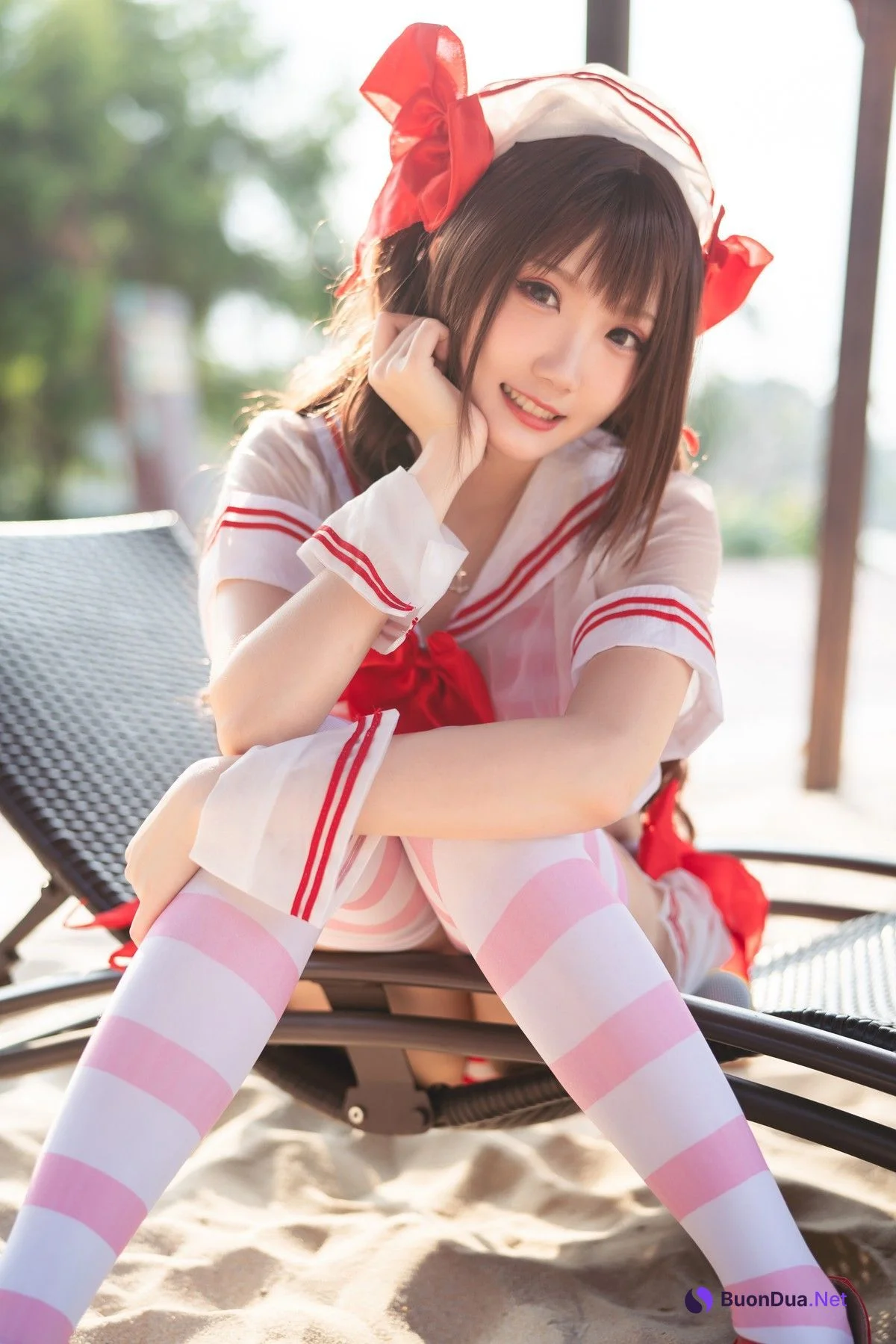 Cosplay 瓜希酱 岛村卯月 泳衣 - Photo 2