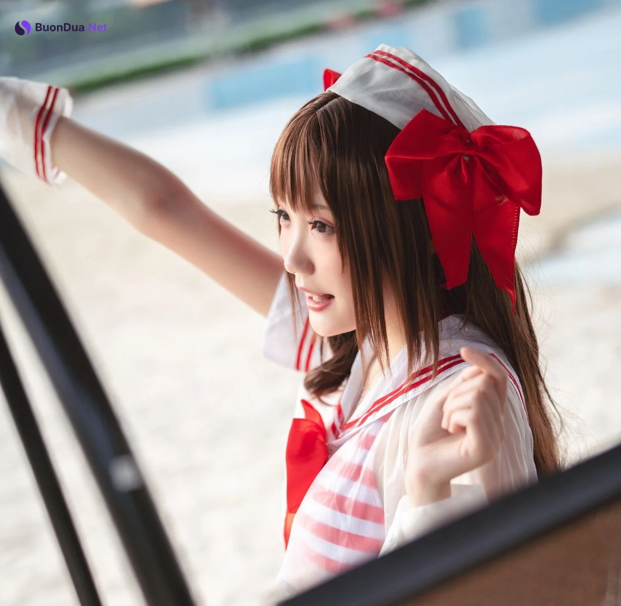 Cosplay 瓜希酱 岛村卯月 泳衣 - Photo 7