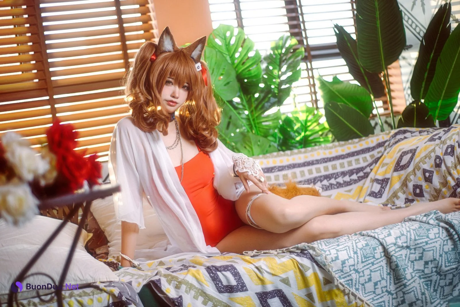 工藤新伍 Cosplay 明日方舟 安洁莉娜 夏卉泳装 - Photo 15