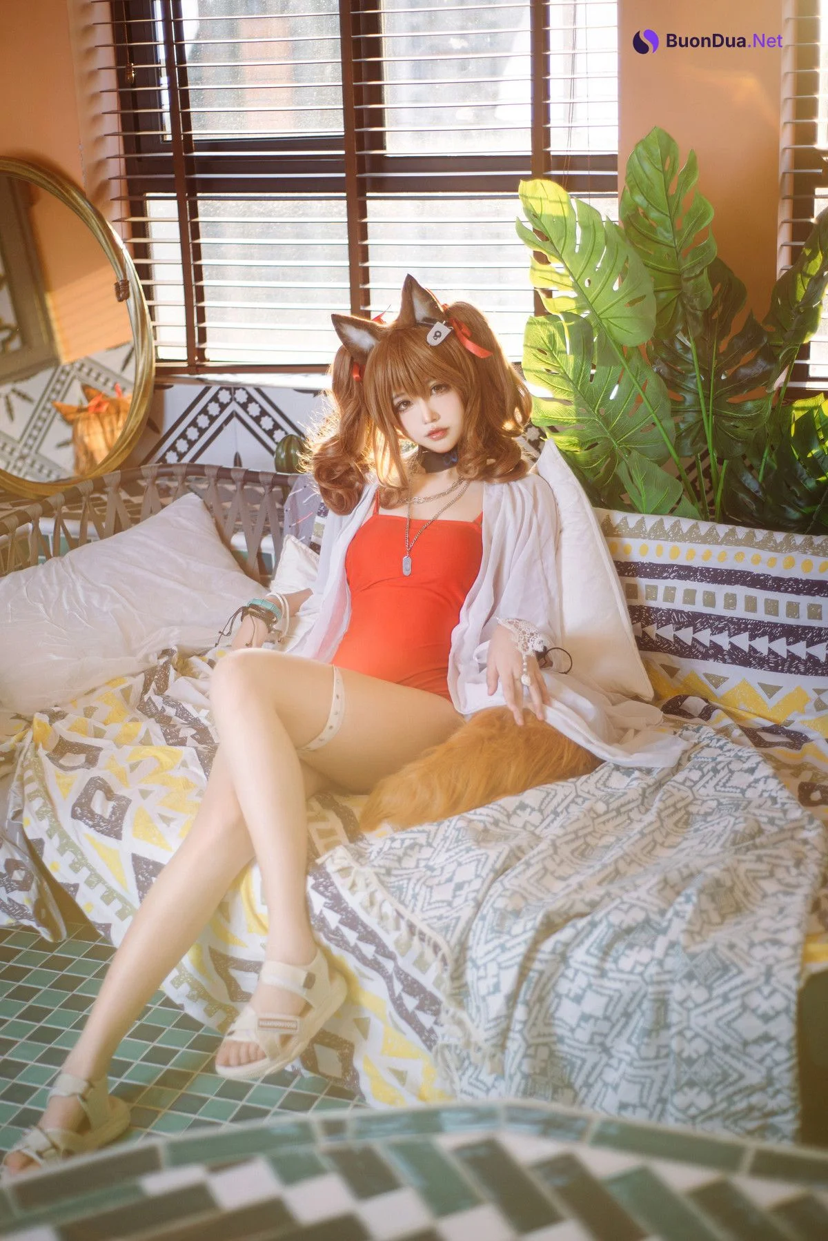 工藤新伍 Cosplay 明日方舟 安洁莉娜 夏卉泳装 - Photo 19