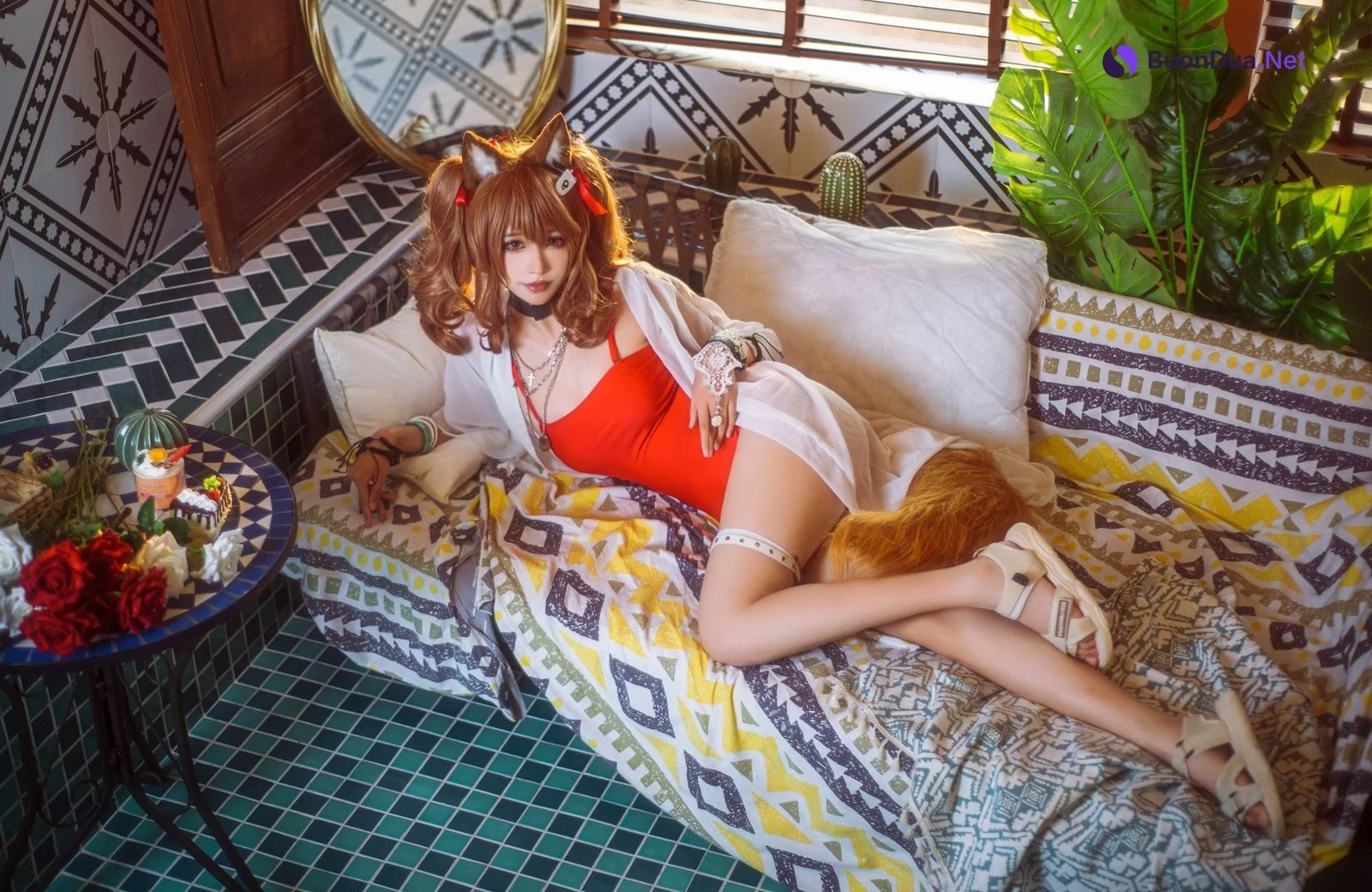 工藤新伍 Cosplay 明日方舟 安洁莉娜 夏卉泳装 - Photo 20