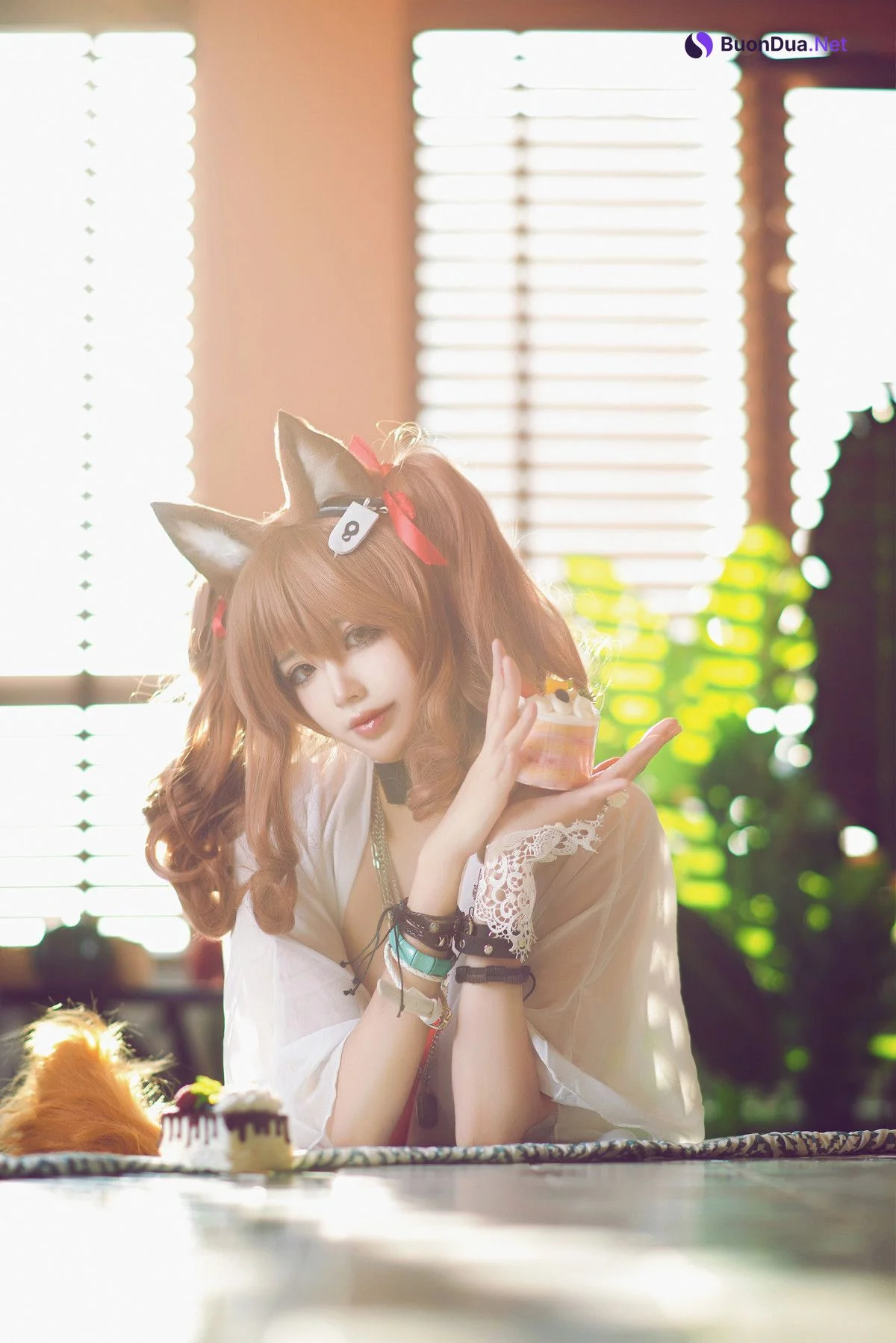 工藤新伍 Cosplay 明日方舟 安洁莉娜 夏卉泳装 - Photo 9