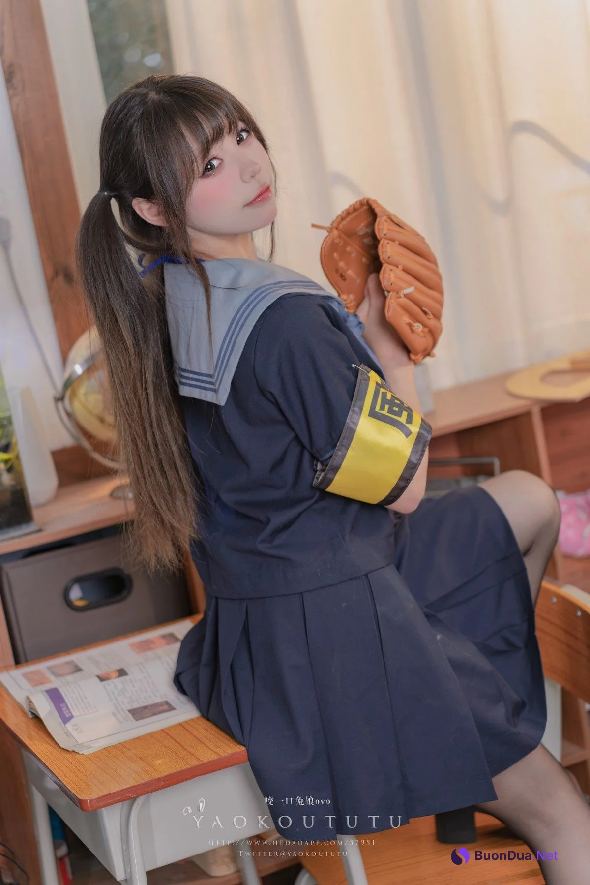 Cosplay 黏黏团子兔 六月订阅『学生会长竞选中』脸红的思春期 - Photo 12