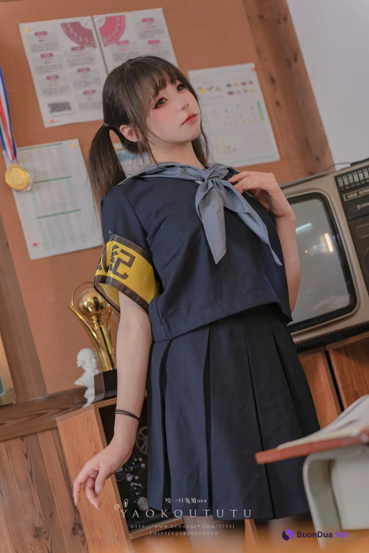 Cosplay 黏黏团子兔 六月订阅『学生会长竞选中』脸红的思春期 - Photo 3