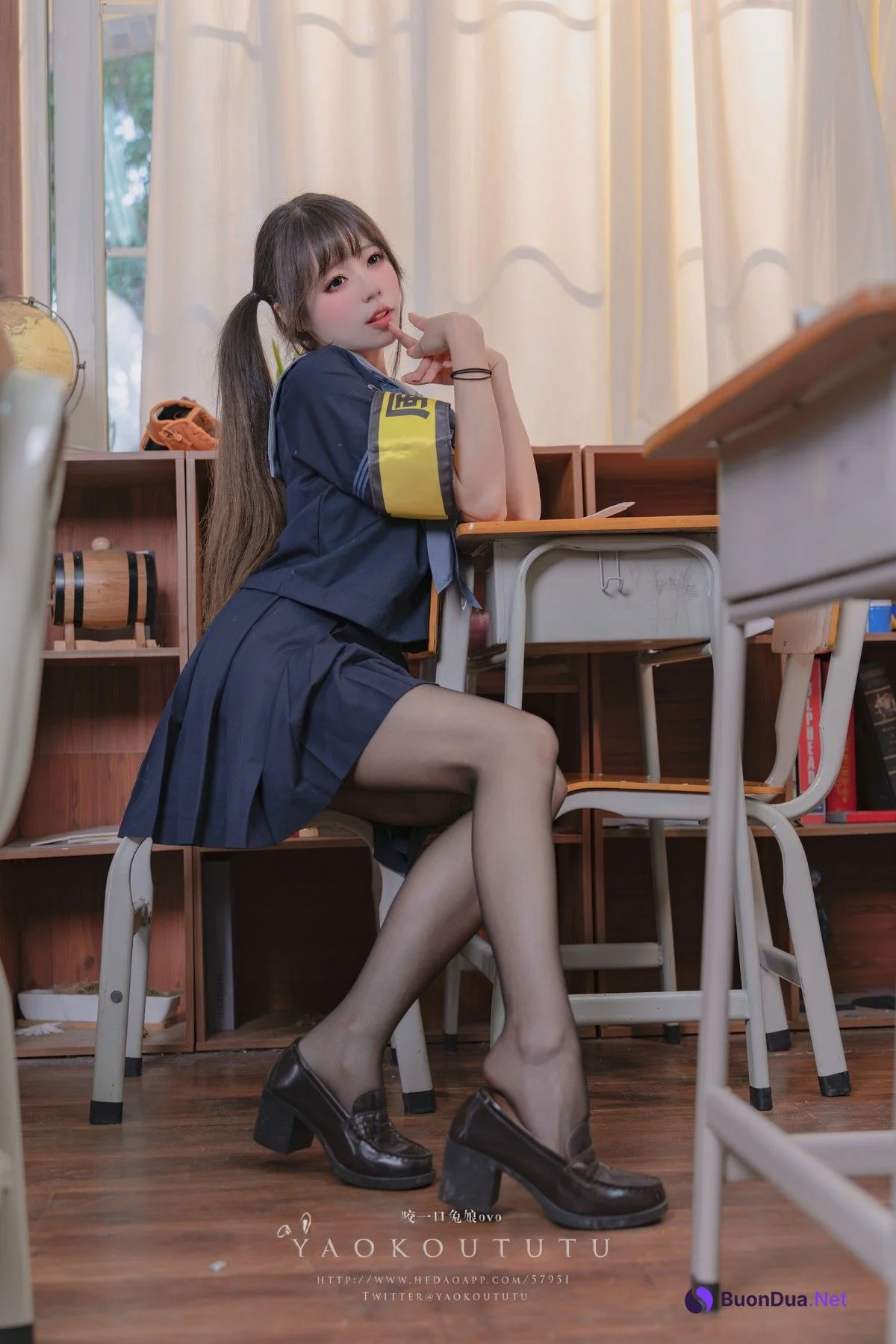 Cosplay 黏黏团子兔 六月订阅『学生会长竞选中』脸红的思春期 - Photo 5