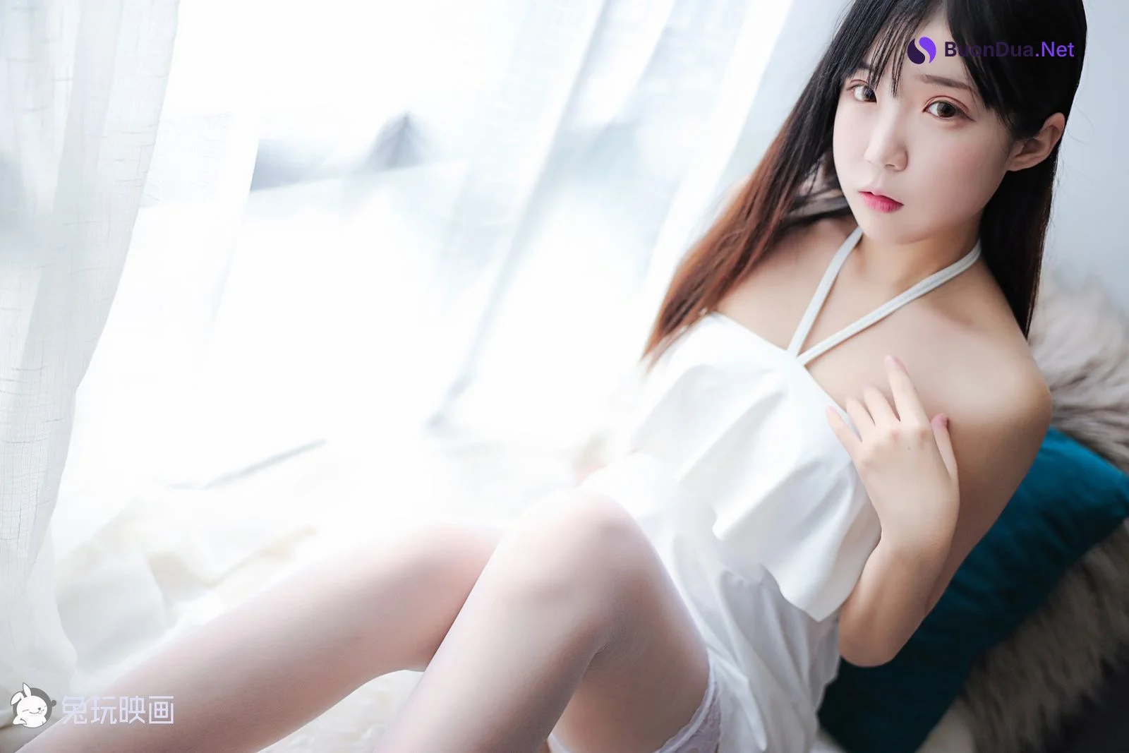 Cosplay 兔玩映画 御子的白裙 - Photo 13