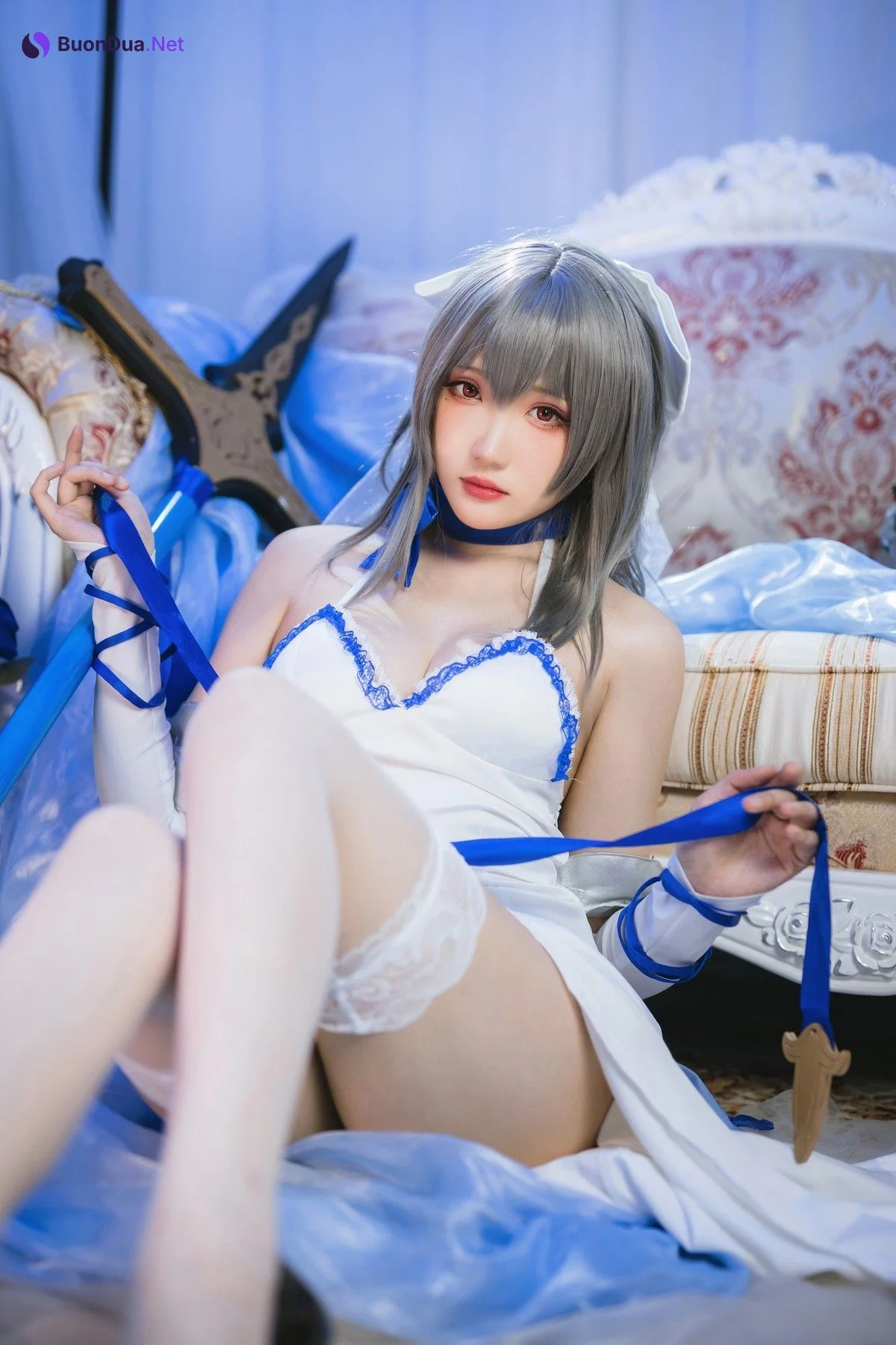 瓜希酱 Cosplay 路易九世礼服 - Photo 17