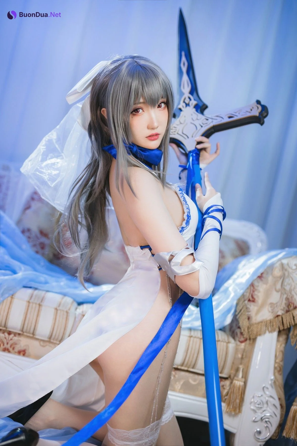 瓜希酱 Cosplay 路易九世礼服 - Photo 19